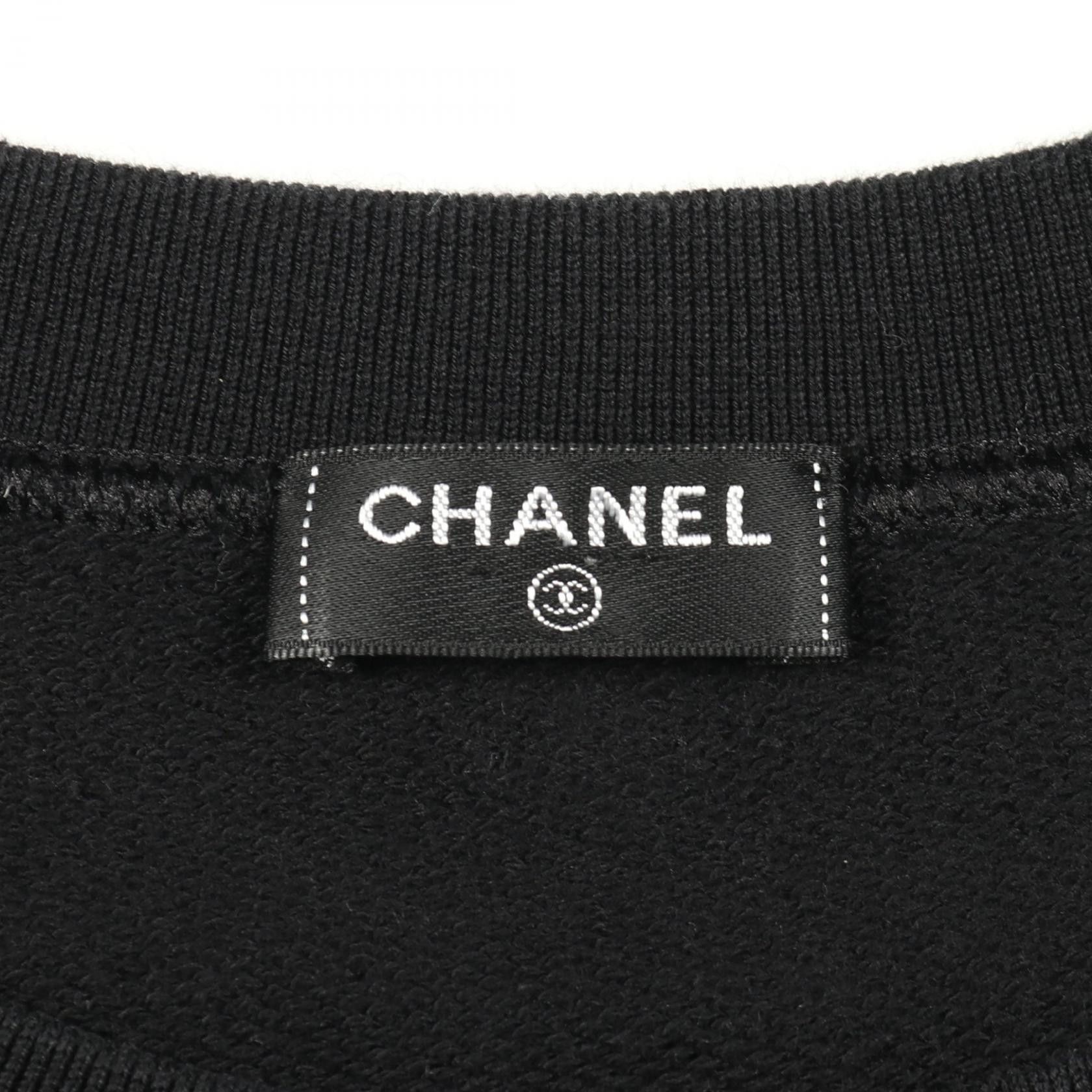 Chanel Chanel Chanel Coco Mark Cotton Top Textile Tops P57840K07626 DUTY FREE for USA Size ONE SIZE - 3 Thumbnail