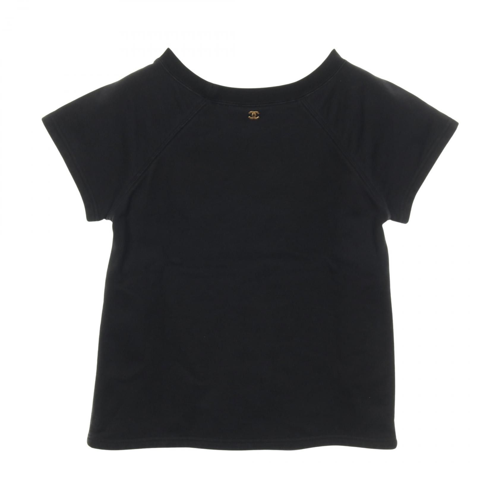 Chanel Chanel Chanel Coco Mark Cotton Top Textile Tops P57840K07626 DUTY FREE for USA Size ONE SIZE - 2 Thumbnail