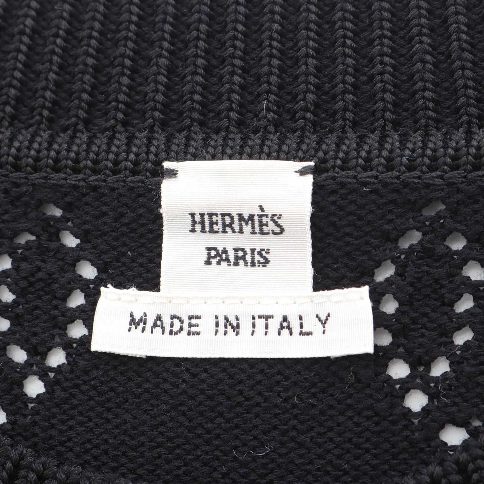Hermes Hermes Hermes H Lift Rayon Cotton Cardigan Textile Tops DUTY FREE for USA Size ONE SIZE - 3 Thumbnail