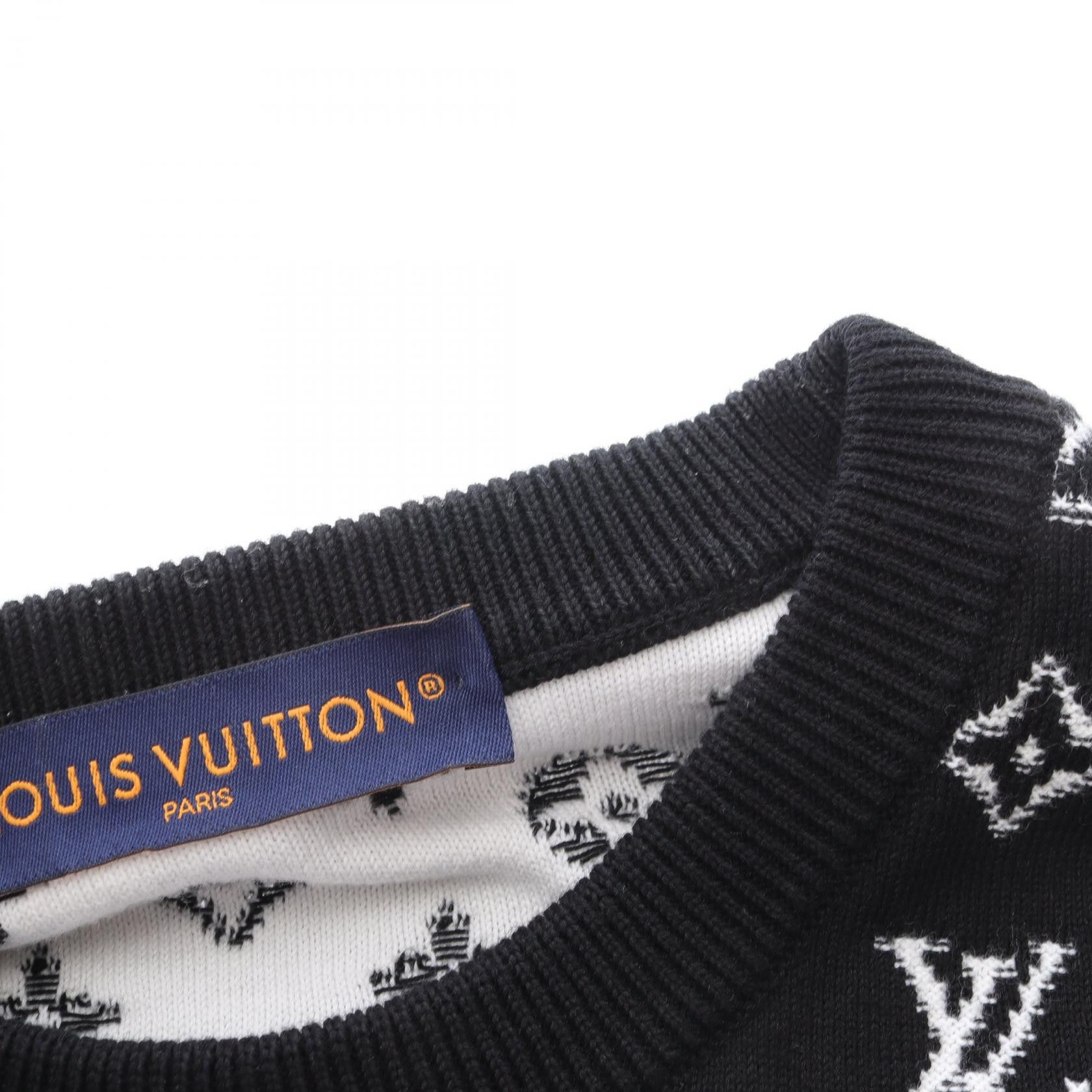 Louis Vuitton Louis Vuitton Louis Vuitton Gradient Monogram Cotton Knit Textile Tops RM241QUSOHQN42W DUTY FREE for USA Size ONE SIZE - 7 Thumbnail