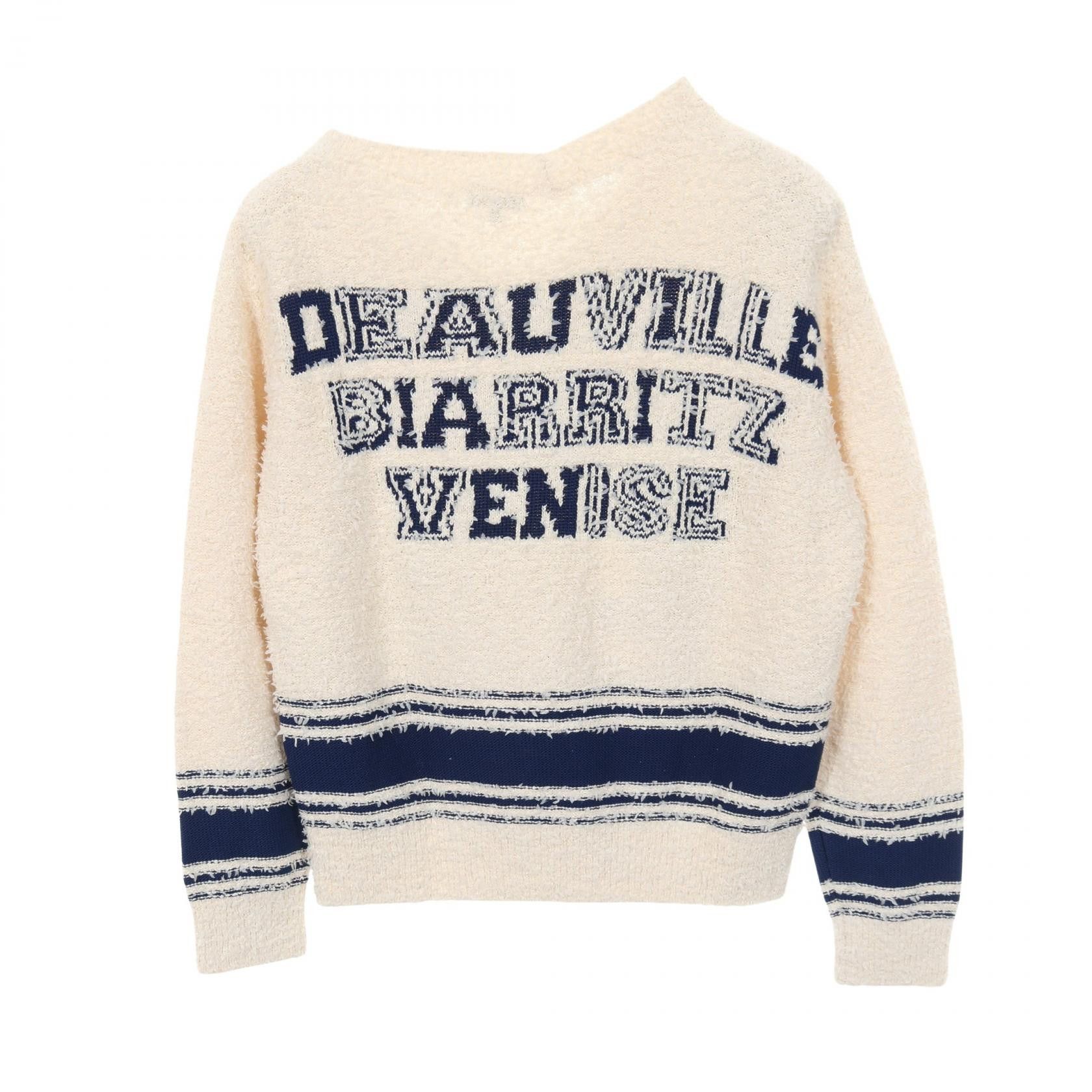 Chanel Chanel Chanel DEAUVILLE BIARRITZ VENISE Cotton Silk Nylon Knit Top Textile Tops P60704K46380 DUTY FREE for USA Size ONE SIZE - 2 Thumbnail
