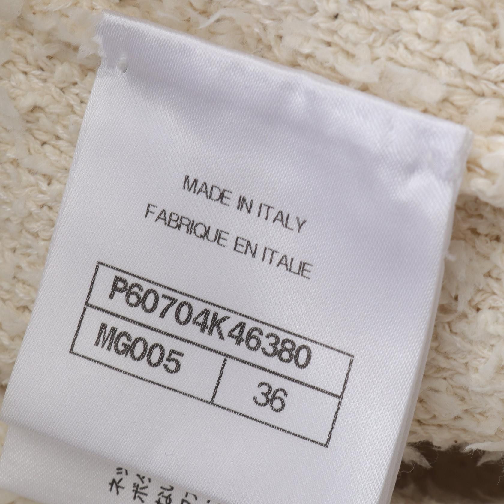 Chanel Chanel Chanel DEAUVILLE BIARRITZ VENISE Cotton Silk Nylon Knit Top Textile Tops P60704K46380 DUTY FREE for USA Size ONE SIZE - 4 Thumbnail
