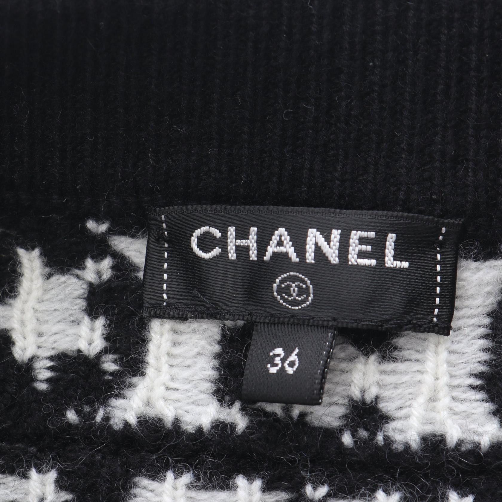 Chanel Chanel Chanel Cashmere Knit Skirt Textile Skirts P62261K4764619B DUTY FREE for USA Size ONE SIZE - 3 Thumbnail