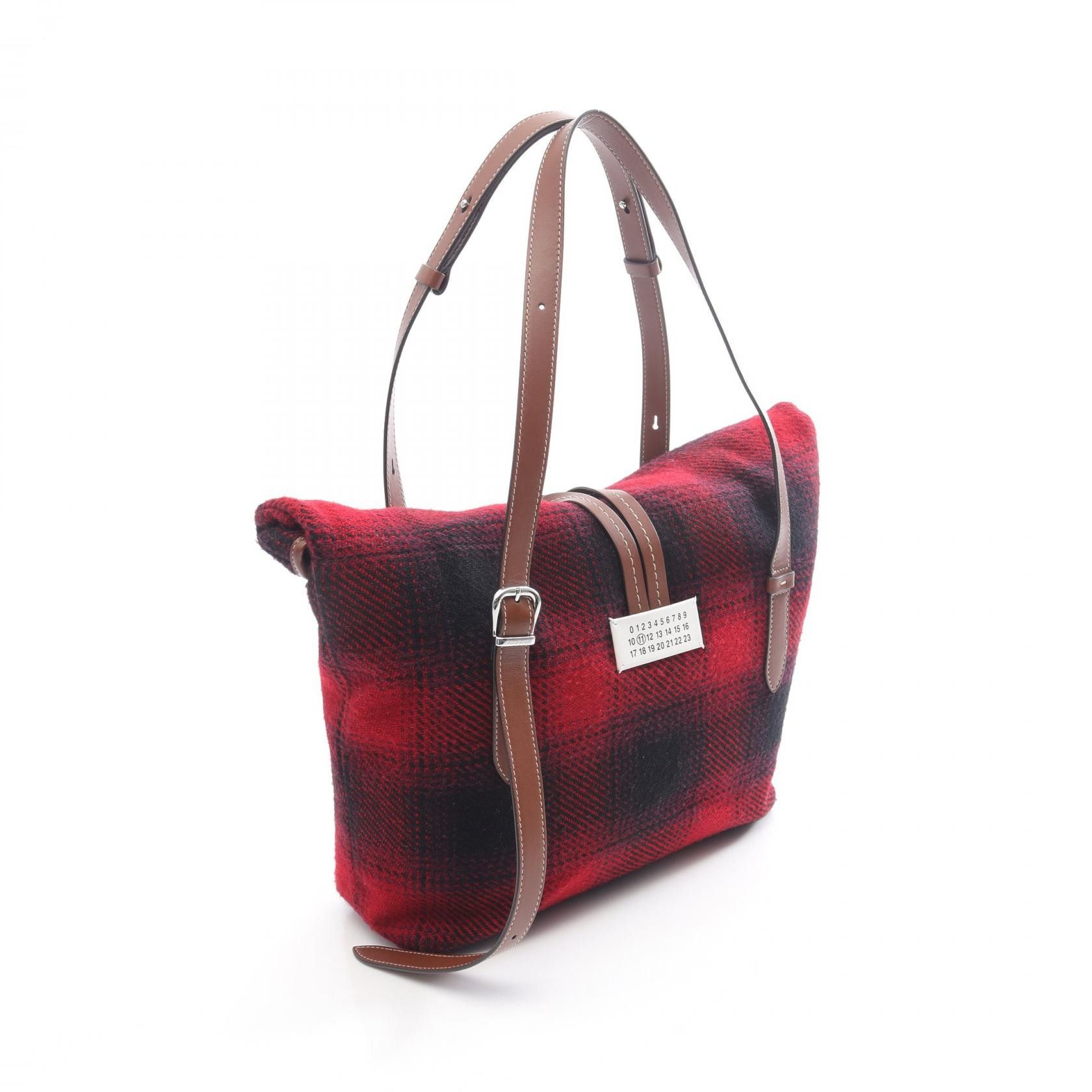 Maison Margiela Maison Margiela Maison Margiela Paper M Wool Leather Shoulder Bag Textile Shoulder Bag DUTY FREE for USA Size ONE SIZE - 2 Thumbnail