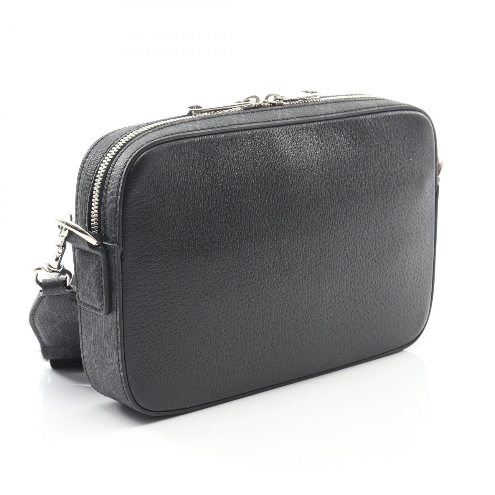 Gucci Gucci Gucci GG Small Crossbody Leather PVC Coated Canvas Shoulder Bag Leather Crossbody Bag 795465FADJK1000 DUTY FREE for USA Size ONE SIZE - 2 Thumbnail