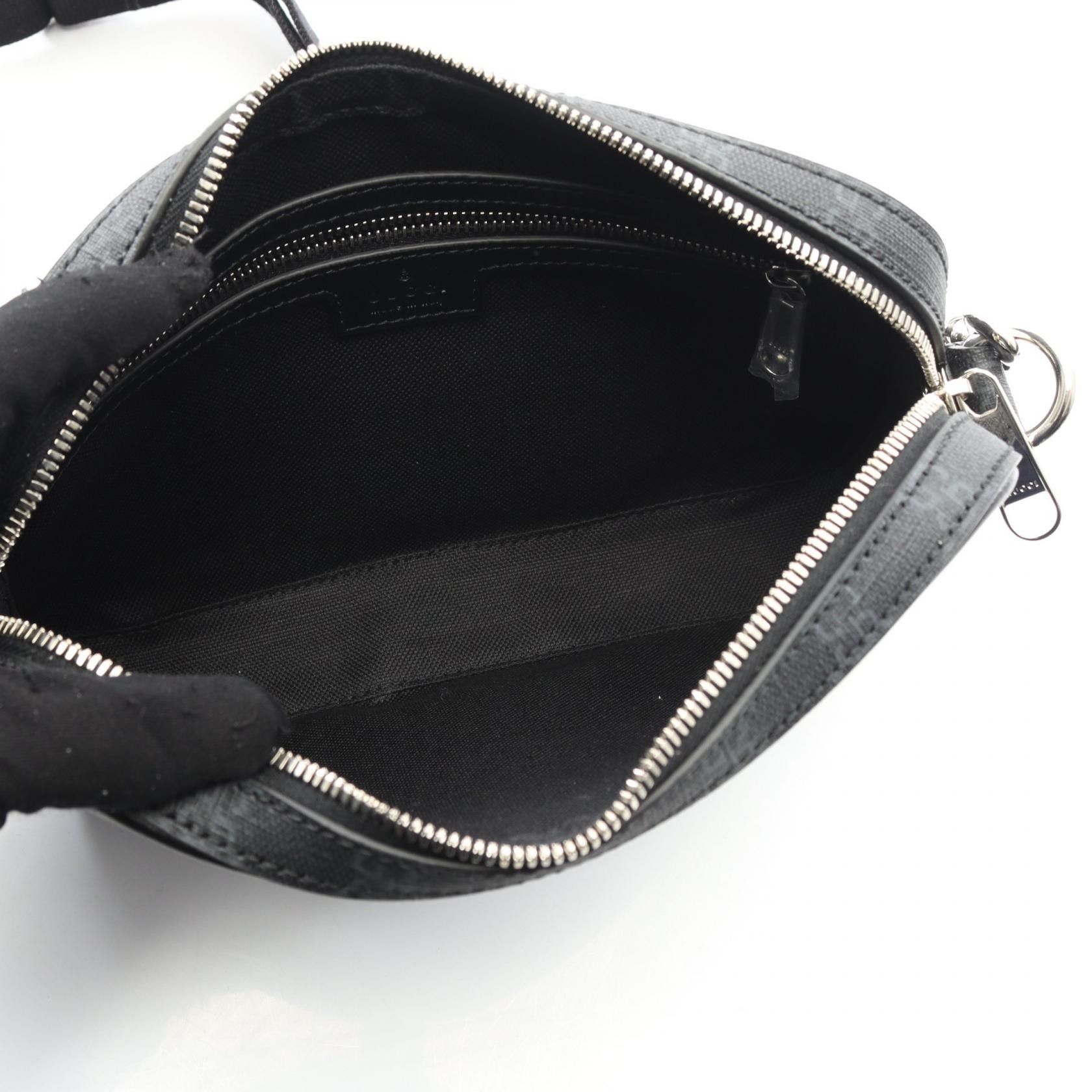 Gucci Gucci Gucci GG Small Crossbody Leather PVC Coated Canvas Shoulder Bag Leather Crossbody Bag 795465FADJK1000 DUTY FREE for USA Size ONE SIZE - 3 Thumbnail