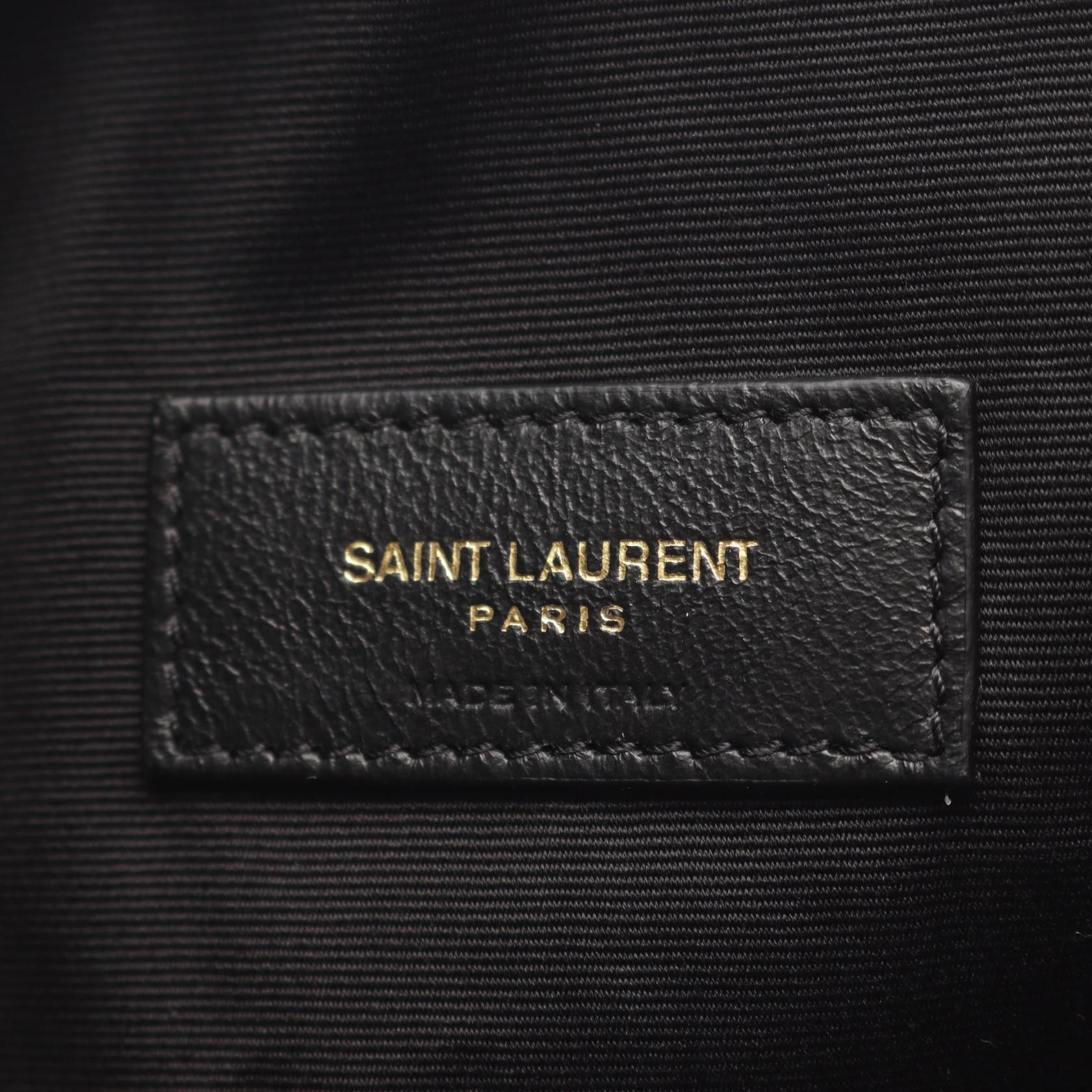 Yves Saint Laurent Yves Saint Laurent Saint Laurent Paris Rive Gauche Wool Leather Bucket Bag Textile Shoulder Bag DUTY FREE for USA Size ONE SIZE - 4 Thumbnail