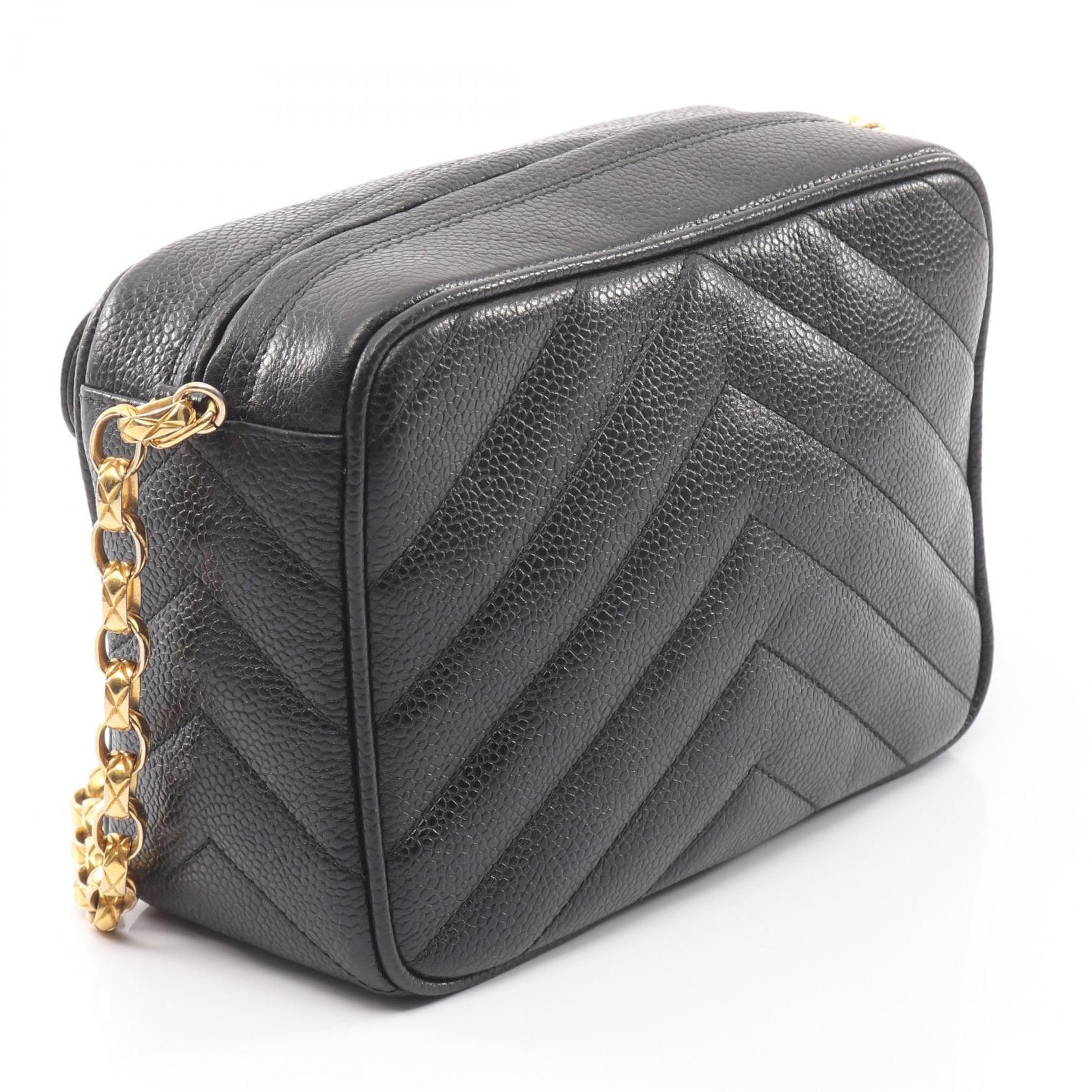Chanel Chanel CHANEL V Stitch Chevron Grained Calfskin Shoulder Bag Leather Shoulder Bag DUTY FREE for USA Size ONE SIZE - 2 Thumbnail