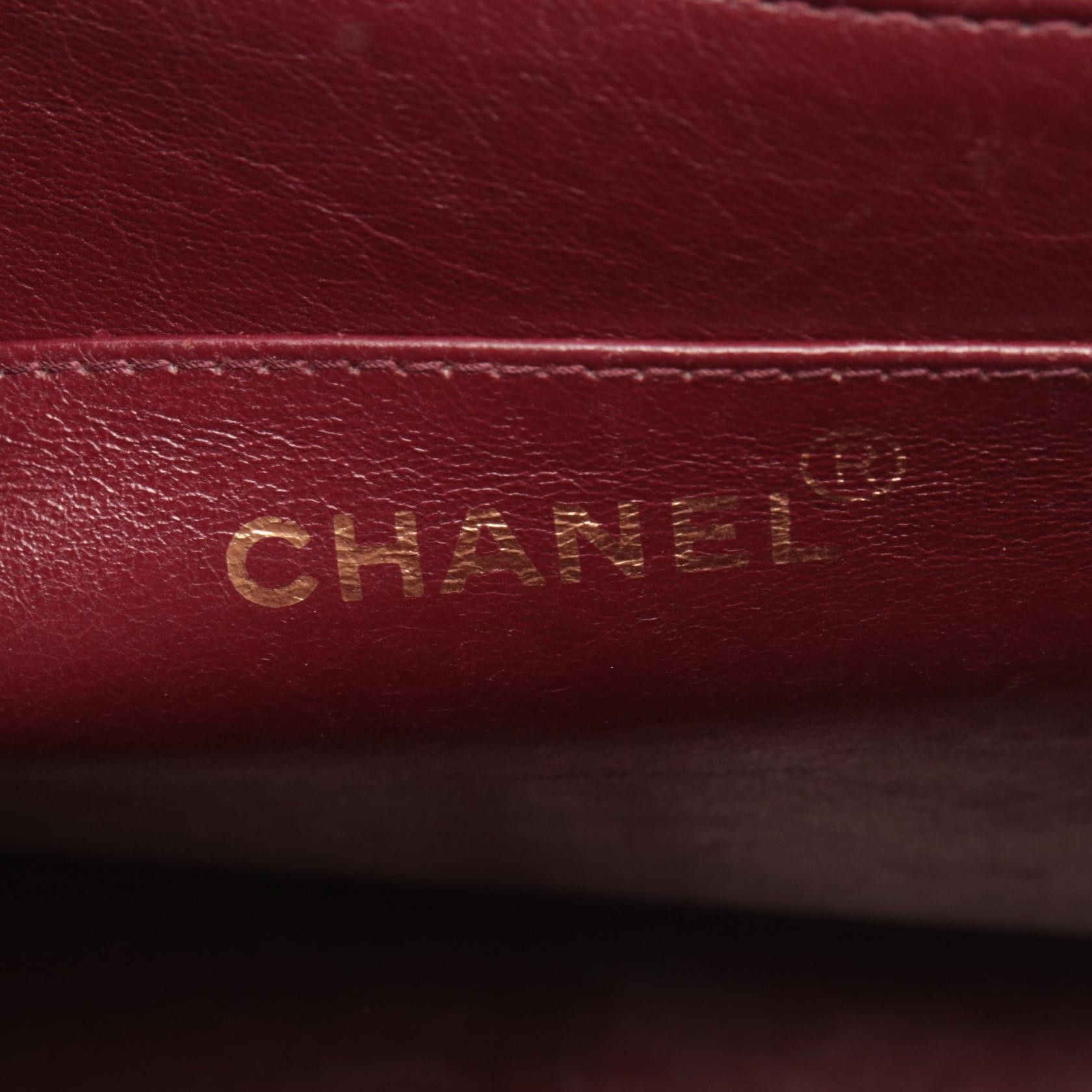Chanel Chanel CHANEL Bias Stitch Coco Mark Lambskin Shoulder Bag Leather Shoulder Bag DUTY FREE for USA Size ONE SIZE - 4 Thumbnail
