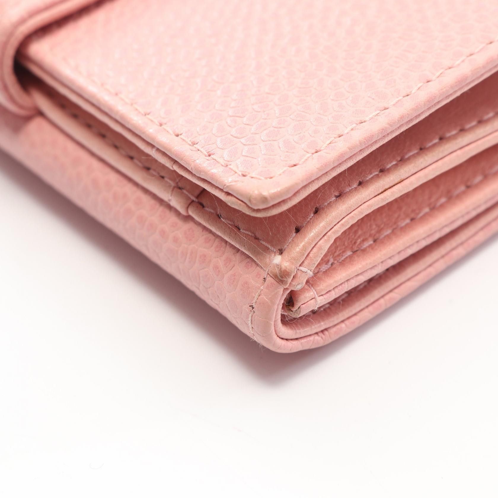 Chanel Chanel Chanel Coco Mark Calfskin Wallet Leather Short Wallet DUTY FREE for USA Size ONE SIZE - 8 Thumbnail