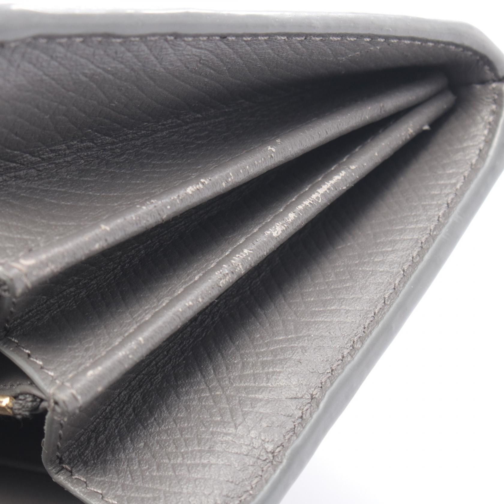 Celine Celine CELINE Large Flap Wallet Leather Long Wallet Leather Long Wallet 10B563BEL DUTY FREE for USA Size ONE SIZE - 8 Thumbnail