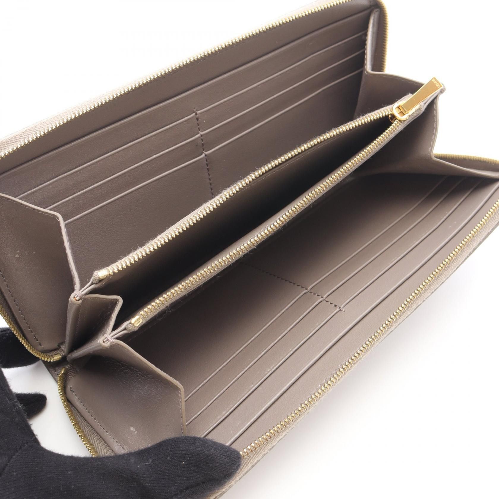 Celine Celine CELINE Leather Long Zip Wallet Leather Long Wallet DUTY FREE for USA Size ONE SIZE - 3 Thumbnail