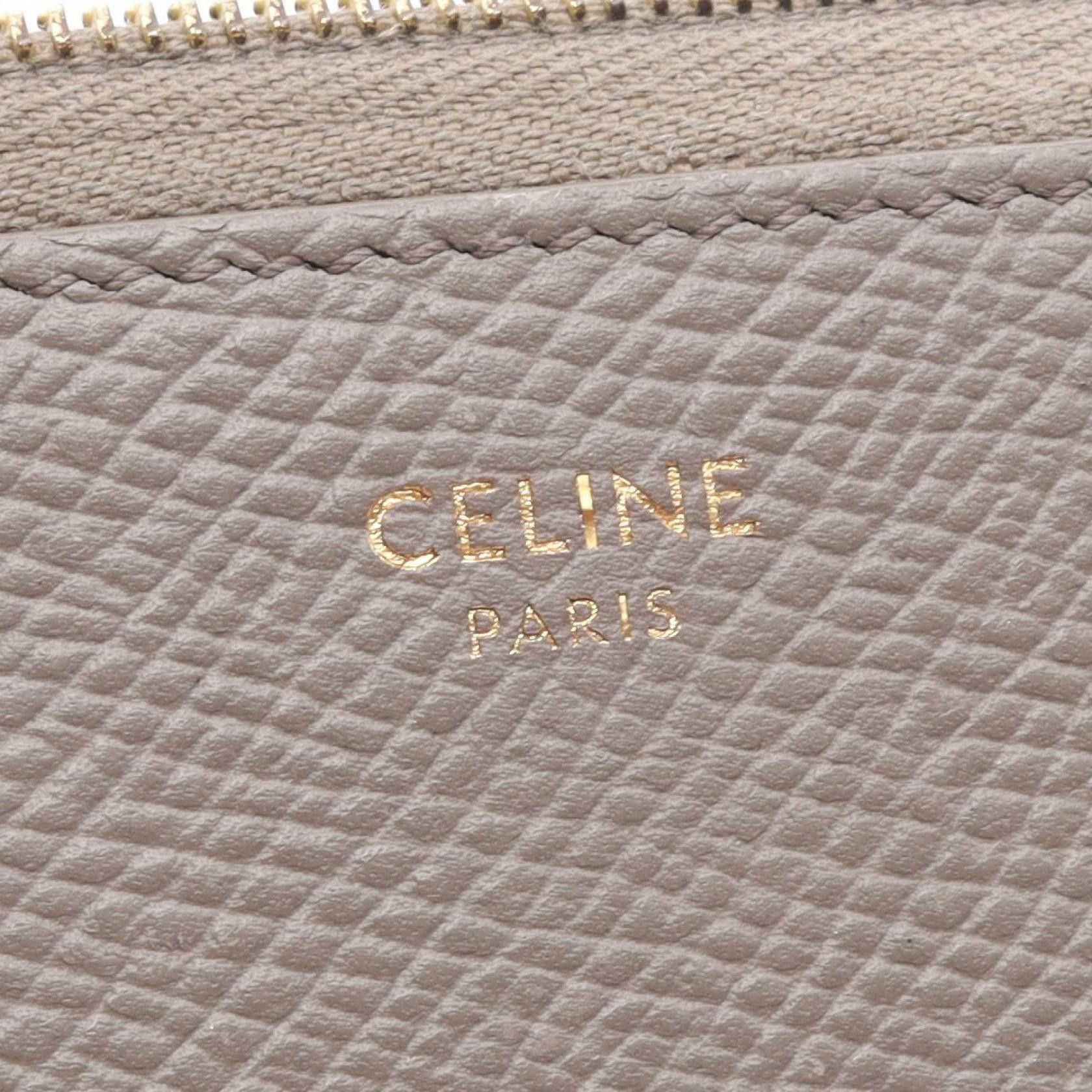 Celine Celine CELINE Leather Long Zip Wallet Leather Long Wallet DUTY FREE for USA Size ONE SIZE - 4 Thumbnail
