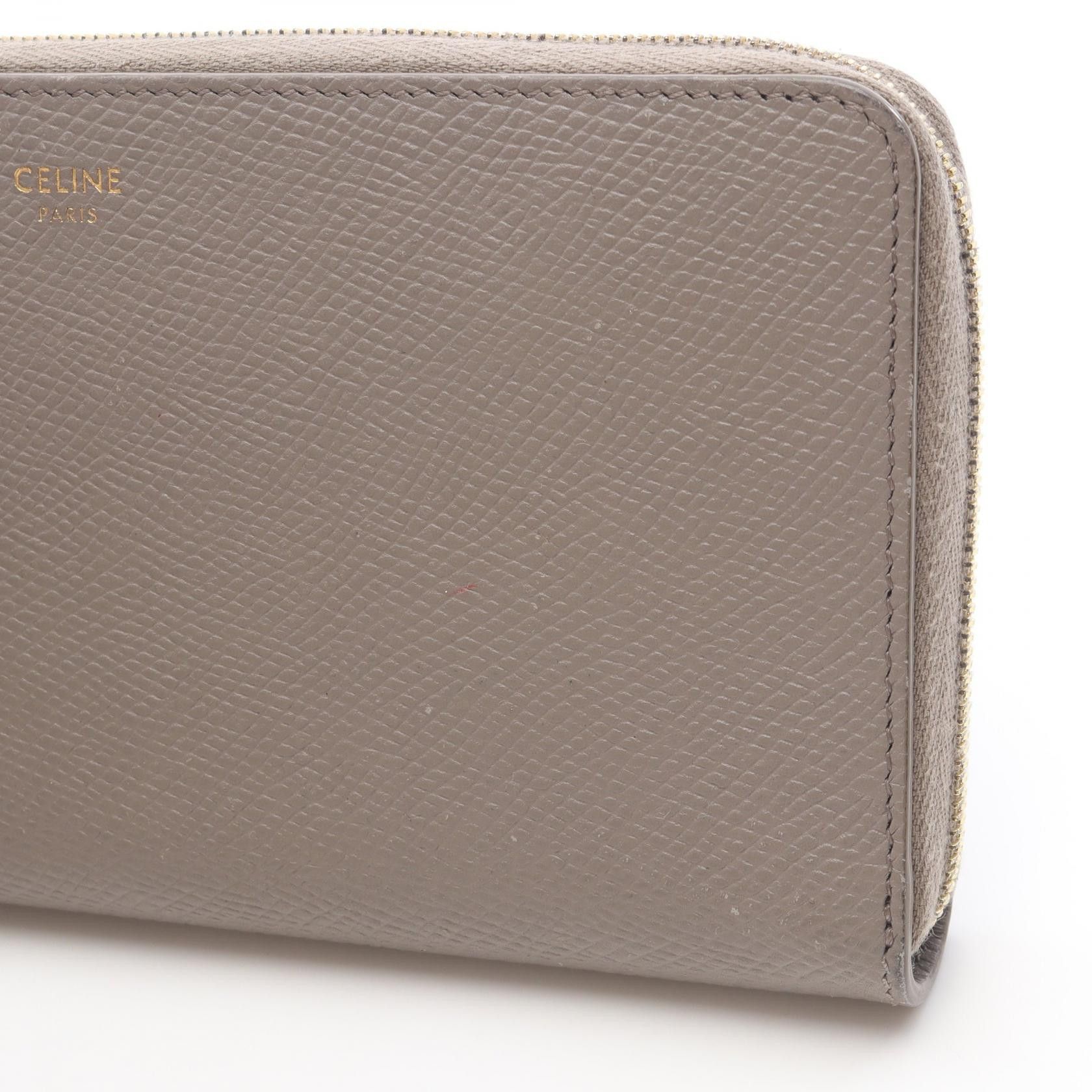 Celine Celine CELINE Leather Long Zip Wallet Leather Long Wallet DUTY FREE for USA Size ONE SIZE - 9 Thumbnail