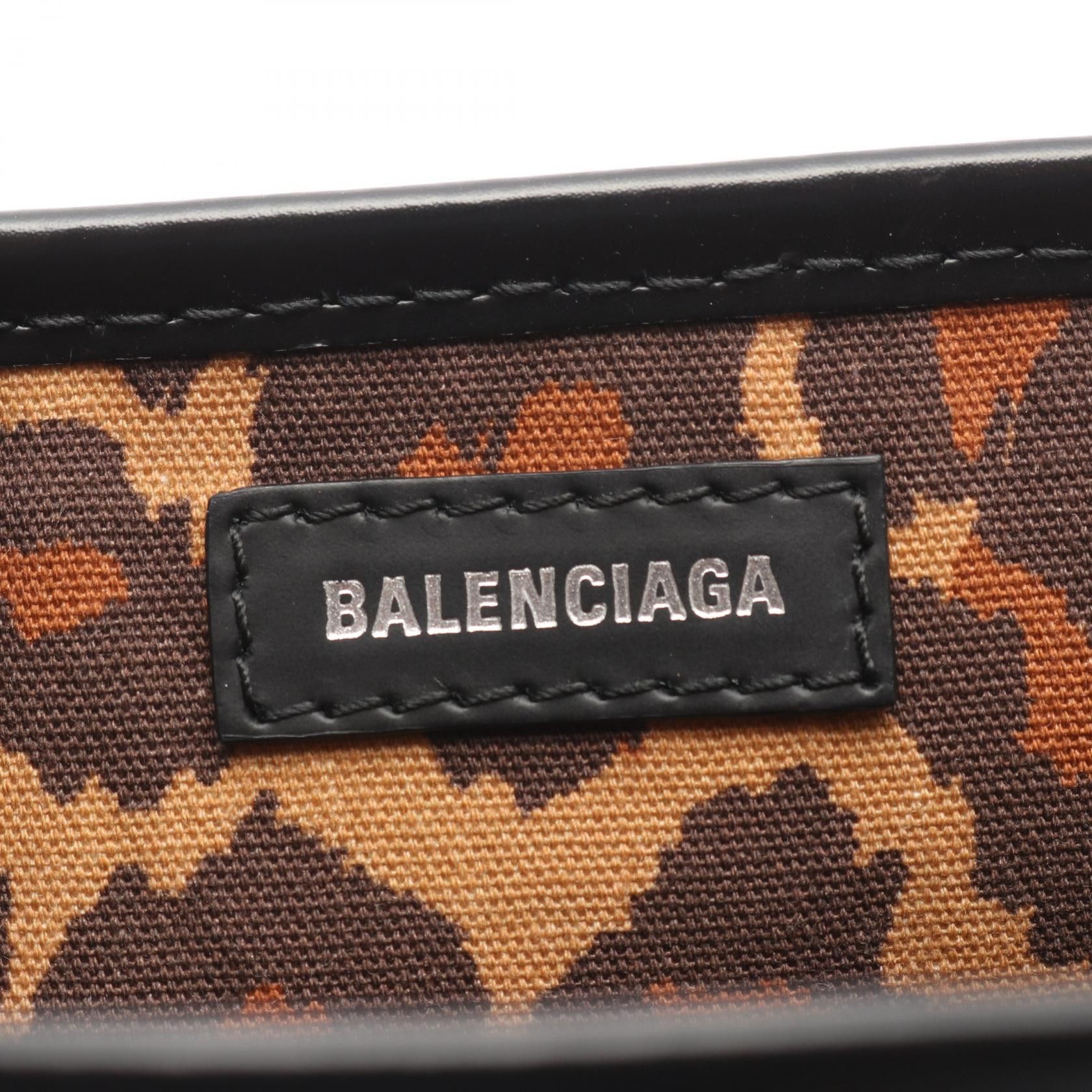 Balenciaga Balenciaga Balenciaga NAVY CABAS S Tote Bag Textile Tote Bag DUTY FREE for USA Size ONE SIZE - 4 Thumbnail