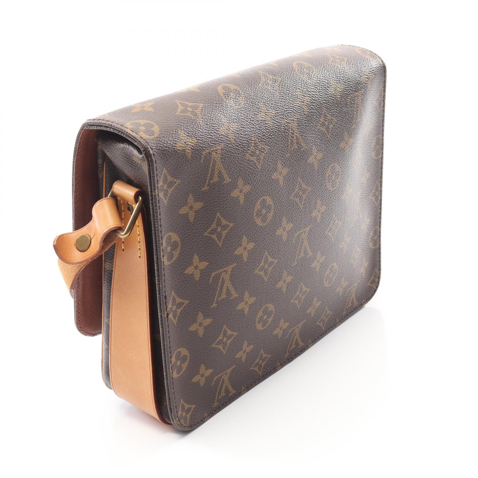 Louis Vuitton Louis Vuitton Louis Vuitton Cartouchiere GM Monogram Coated Canvas Shoulder Bag Textile Shoulder Bag M51252 DUTY FREE for USA Size ONE SIZE - 2 Thumbnail