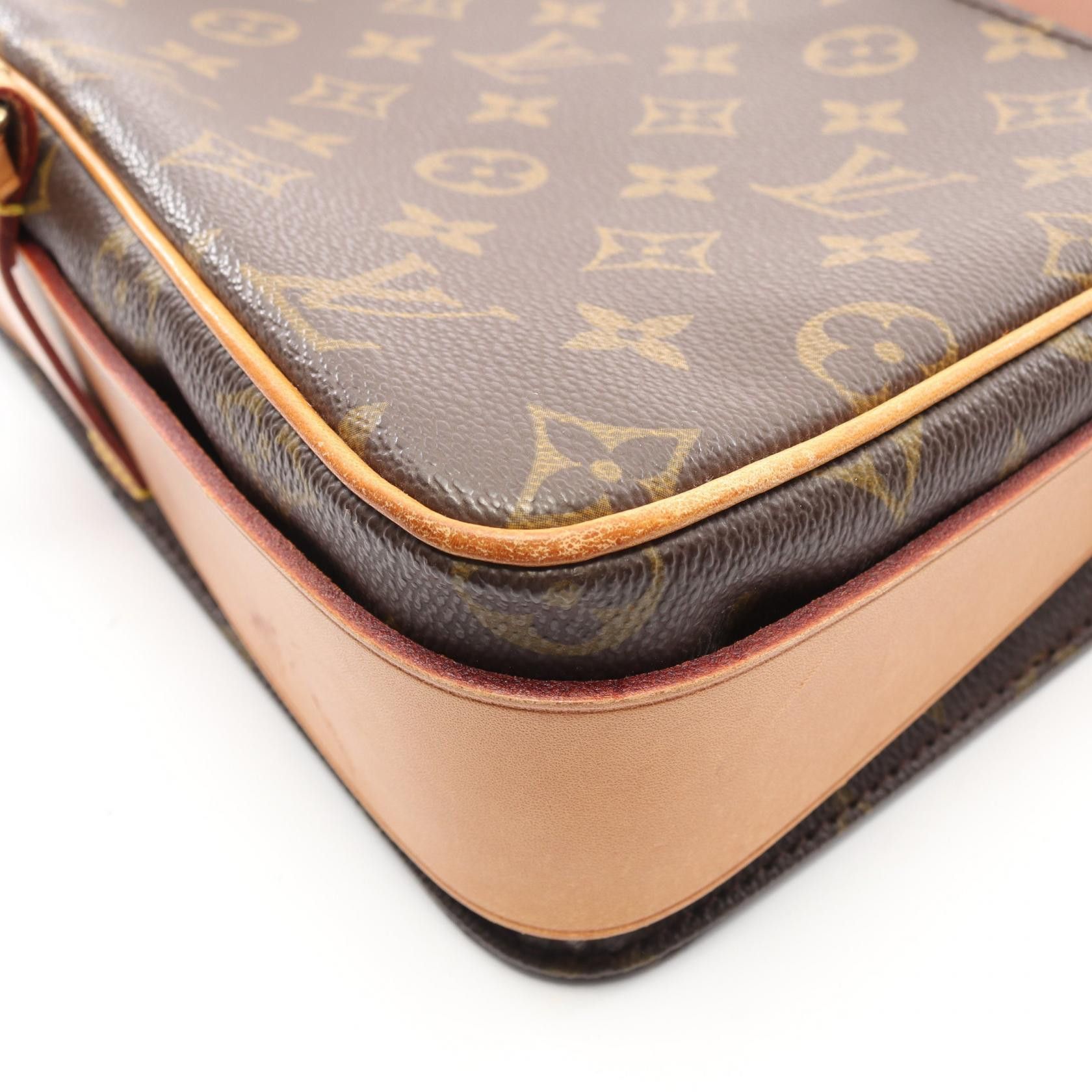 Louis Vuitton Louis Vuitton Louis Vuitton Cartouchiere GM Monogram Coated Canvas Shoulder Bag Textile Shoulder Bag M51252 DUTY FREE for USA Size ONE SIZE - 9 Thumbnail