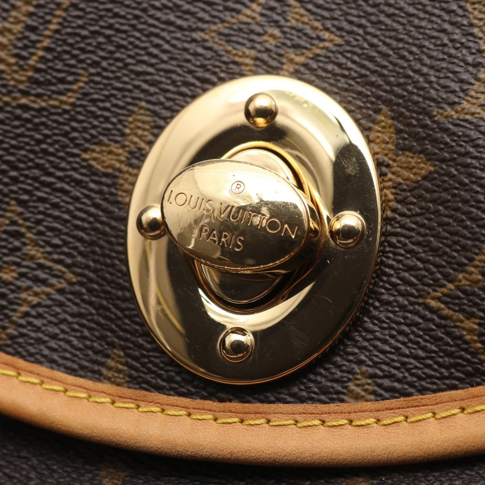 Louis Vuitton Louis Vuitton Louis Vuitton Tulum GM Monogram Coated Canvas Leather Shoulder Bag Textile Shoulder Bag M40075 DUTY FREE for USA Size ONE SIZE - 6 Thumbnail