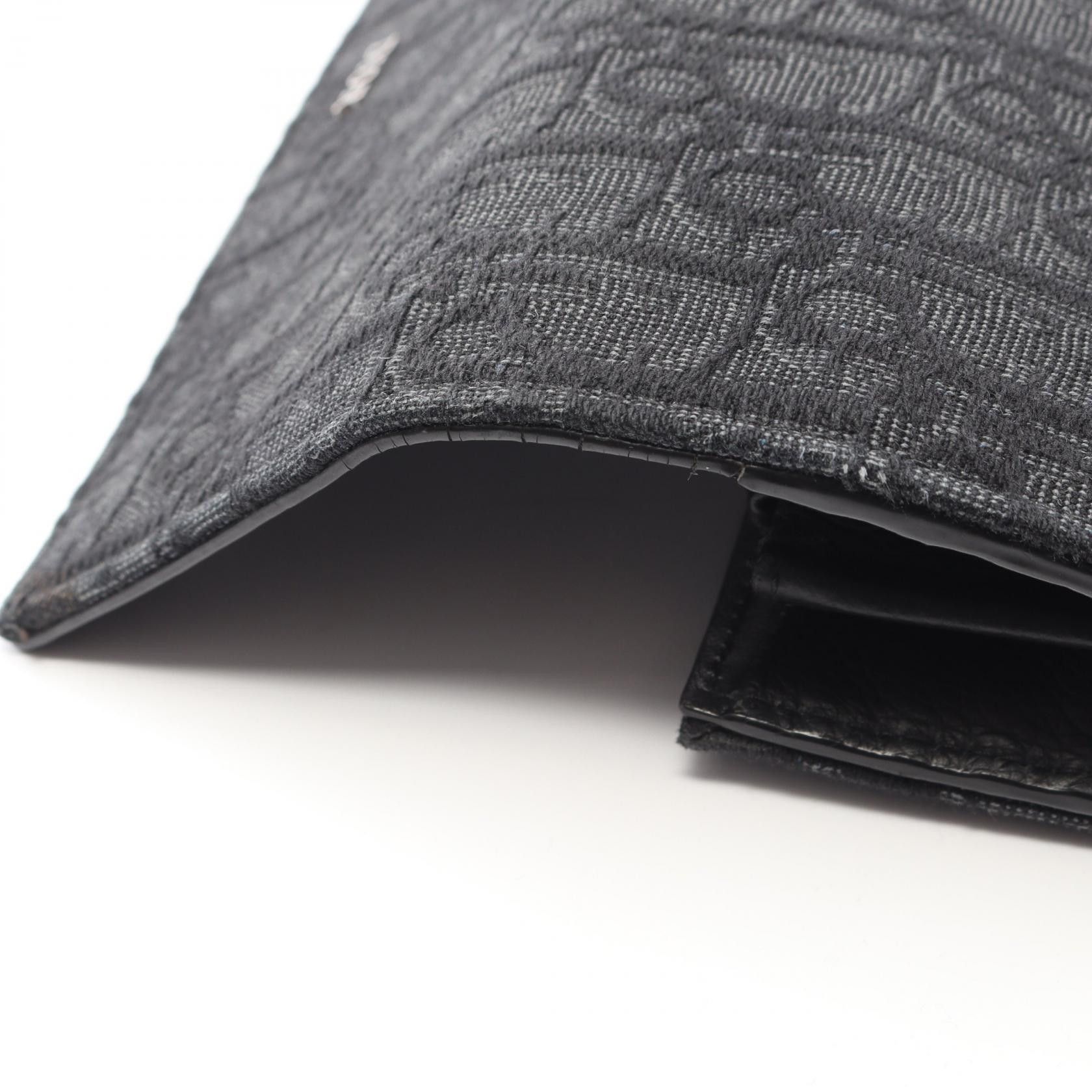 Dior Dior Dior Oblique Jacquard long bifold wallet Textile Long Wallet DUTY FREE for USA Size ONE SIZE - 8 Thumbnail