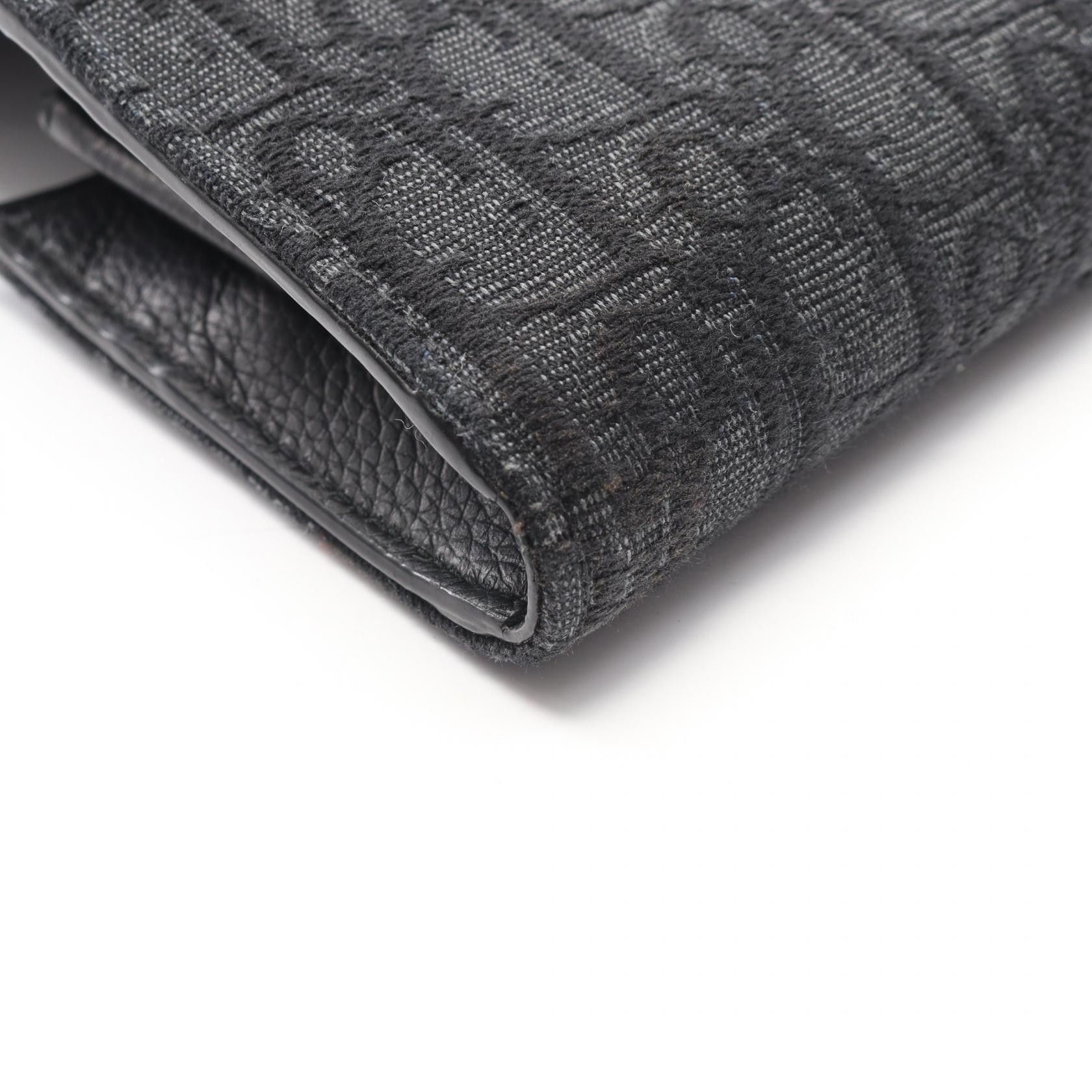 Dior Dior Dior Oblique Jacquard long bifold wallet Textile Long Wallet DUTY FREE for USA Size ONE SIZE - 9 Thumbnail