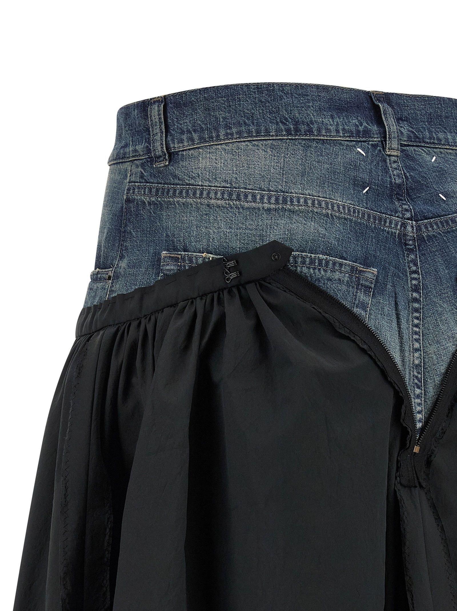 Maison Margiela Denim Insert Skirt Size 27" / US 4 / IT 40 - 4 Thumbnail