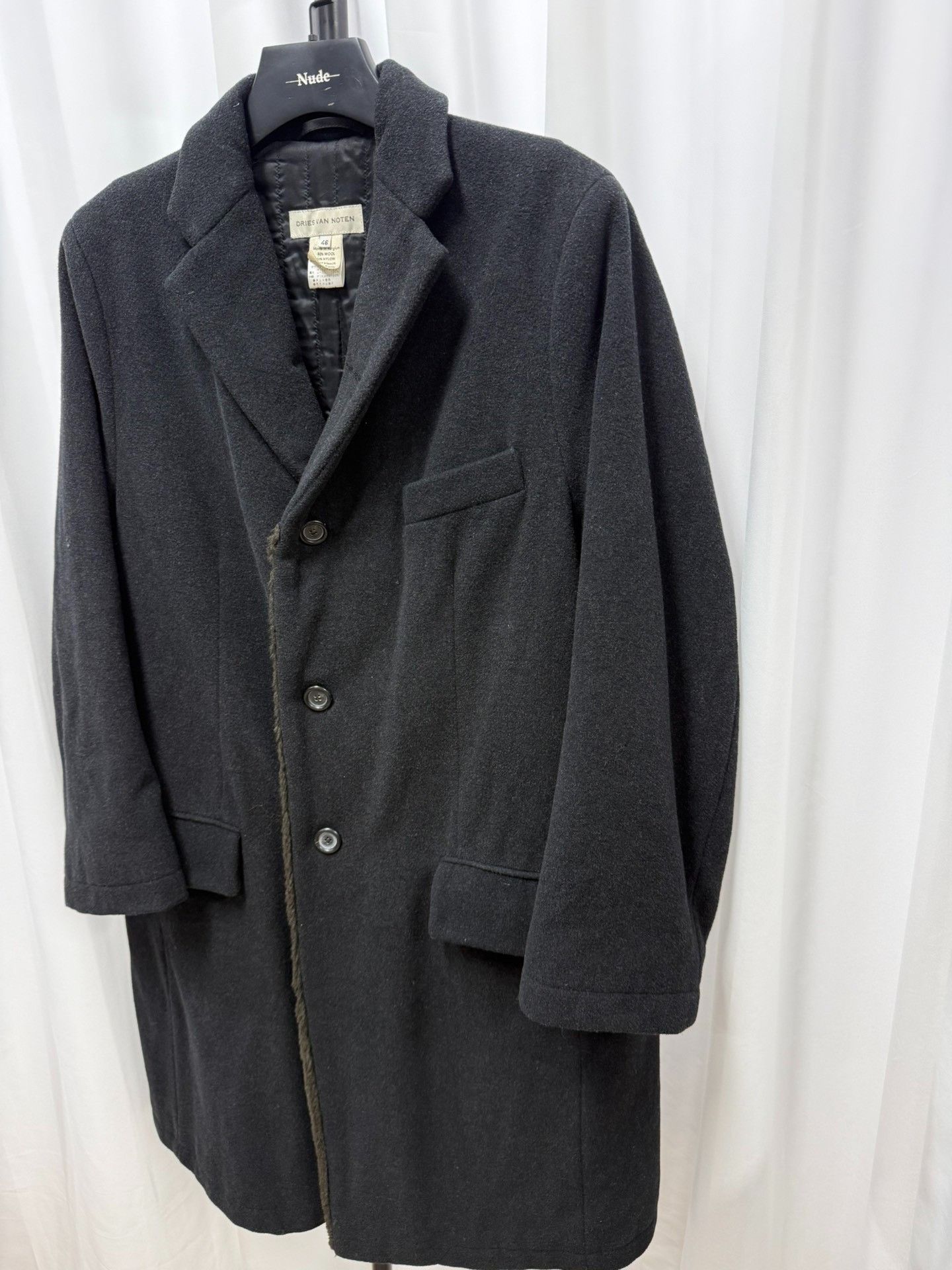 Dries Van Noten Dries Van Noten Fur Collar Loose Coat Size US S / EU 44-46 / 1 - 2 Thumbnail