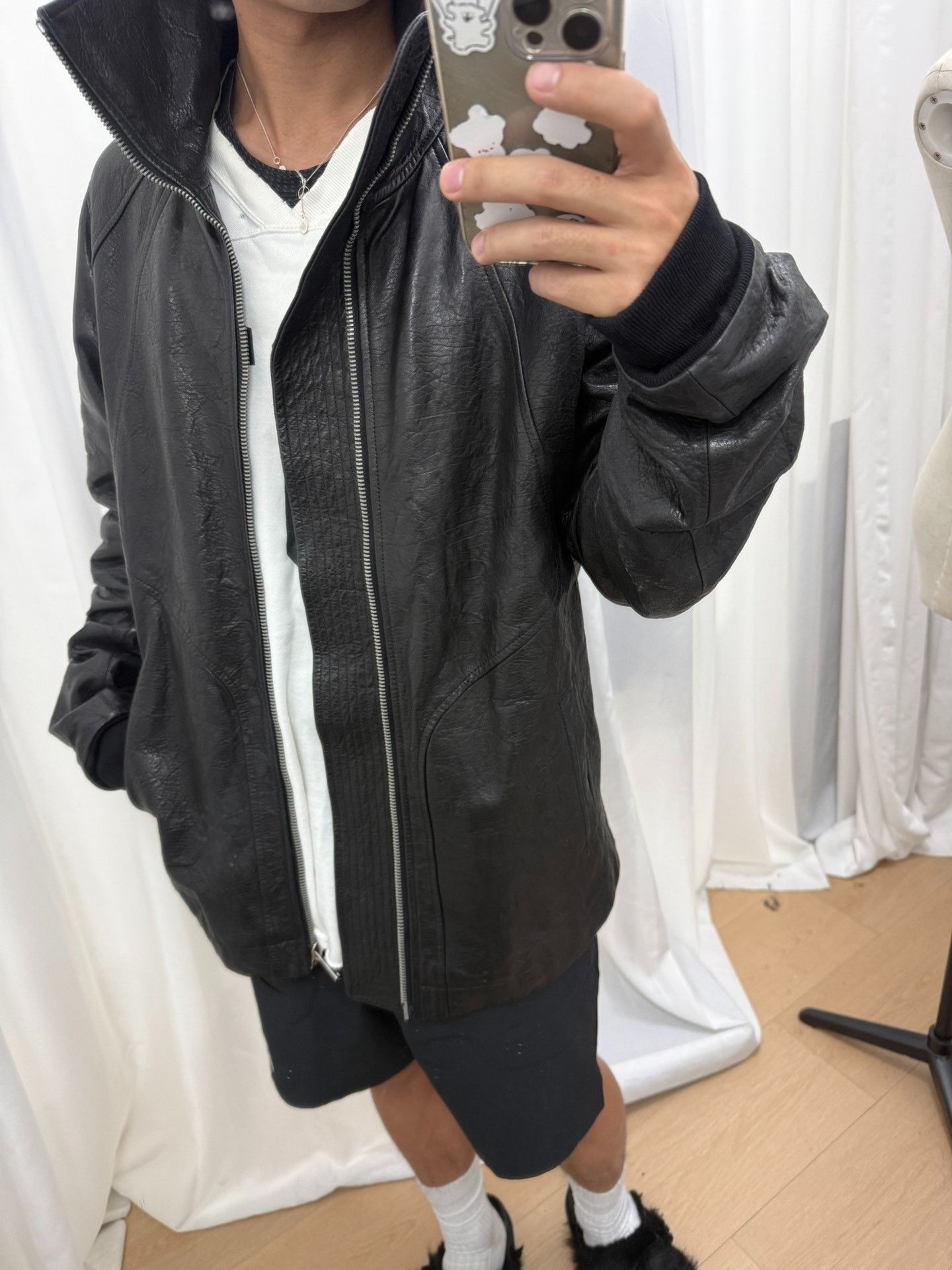 Rick Owens Rick Owens 09AW Hammered Sheepskin Jacket Size US XL / EU 56 / 4 - 4 Thumbnail