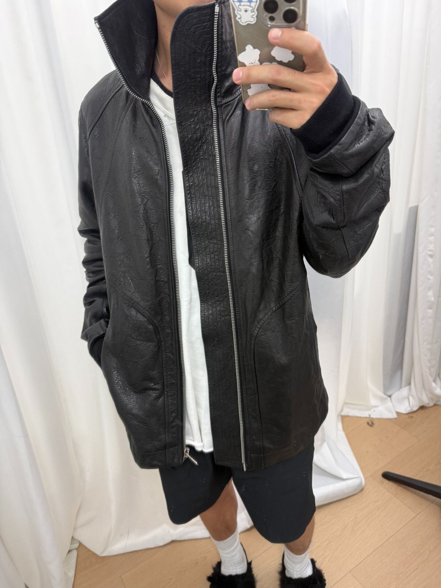 Rick Owens Rick Owens 09AW Hammered Sheepskin Jacket Size US XL / EU 56 / 4 - 5 Thumbnail