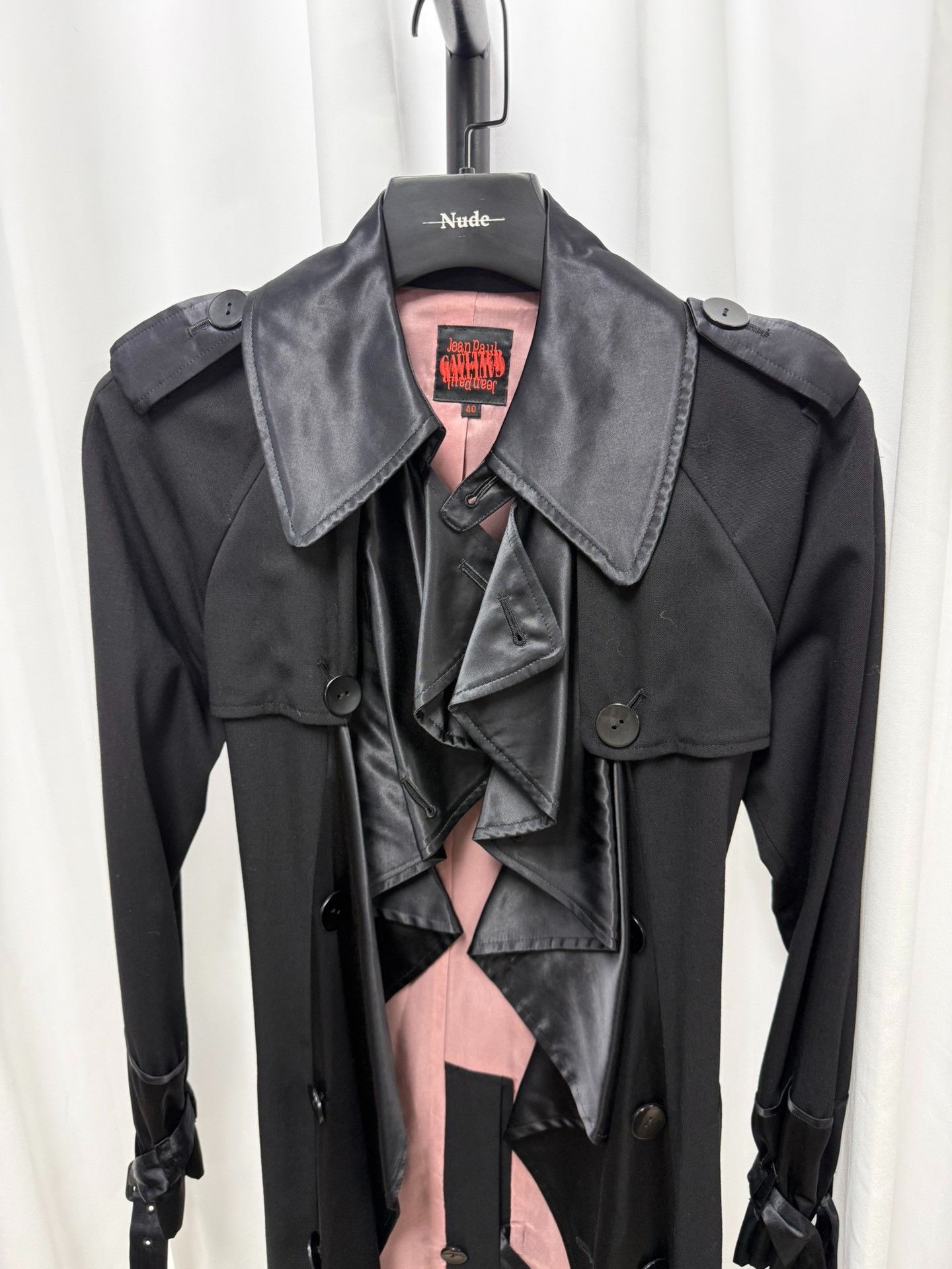 Jean Paul Gaultier Jean Paul Gaultier Silk Ruffle Coat Size S / US 4 / IT 40 - 2 Thumbnail
