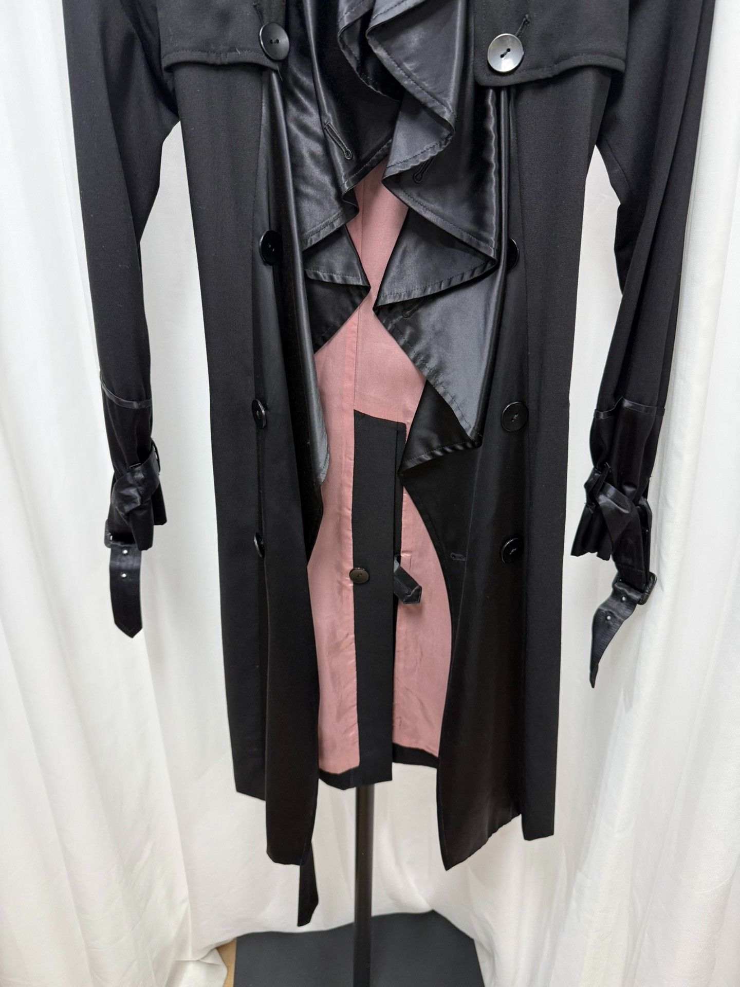 Jean Paul Gaultier Jean Paul Gaultier Silk Ruffle Coat Size S / US 4 / IT 40 - 3 Thumbnail