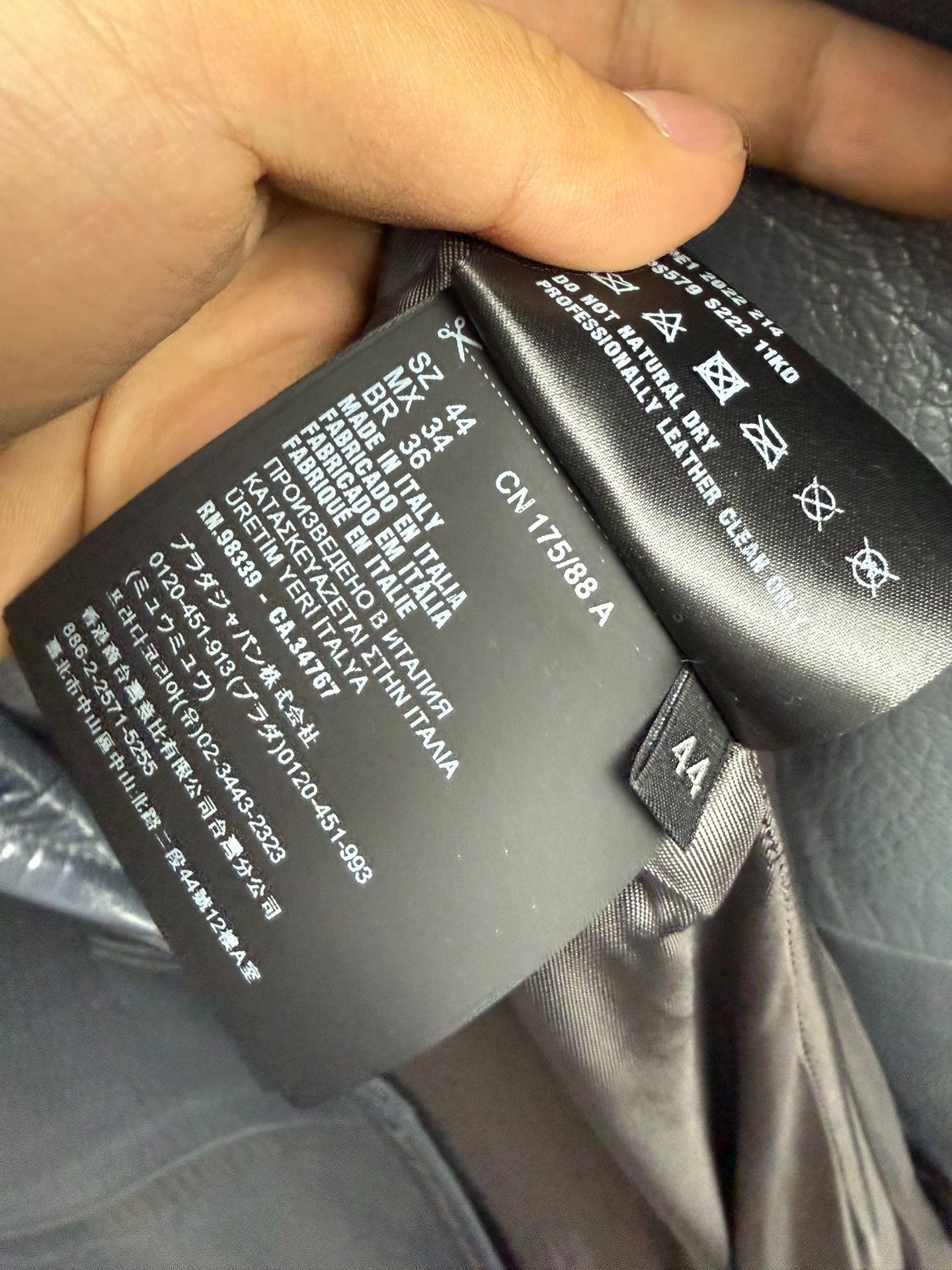 Raf Simons Prada Raf Simons Distressed Leather Jacket Size US S / EU 44-46 / 1 - 8 Thumbnail