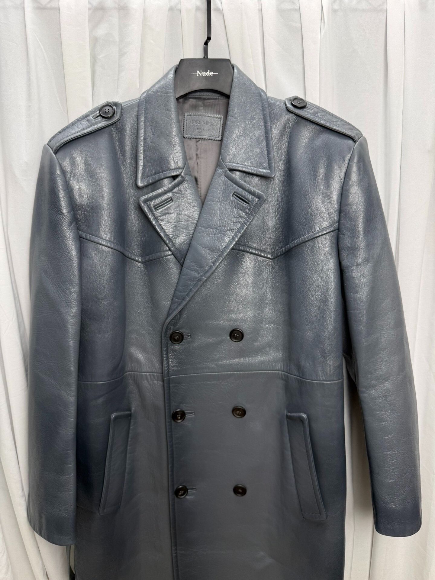 Raf Simons Prada Raf Simons Distressed Leather Jacket Size US S / EU 44-46 / 1 - 2 Thumbnail