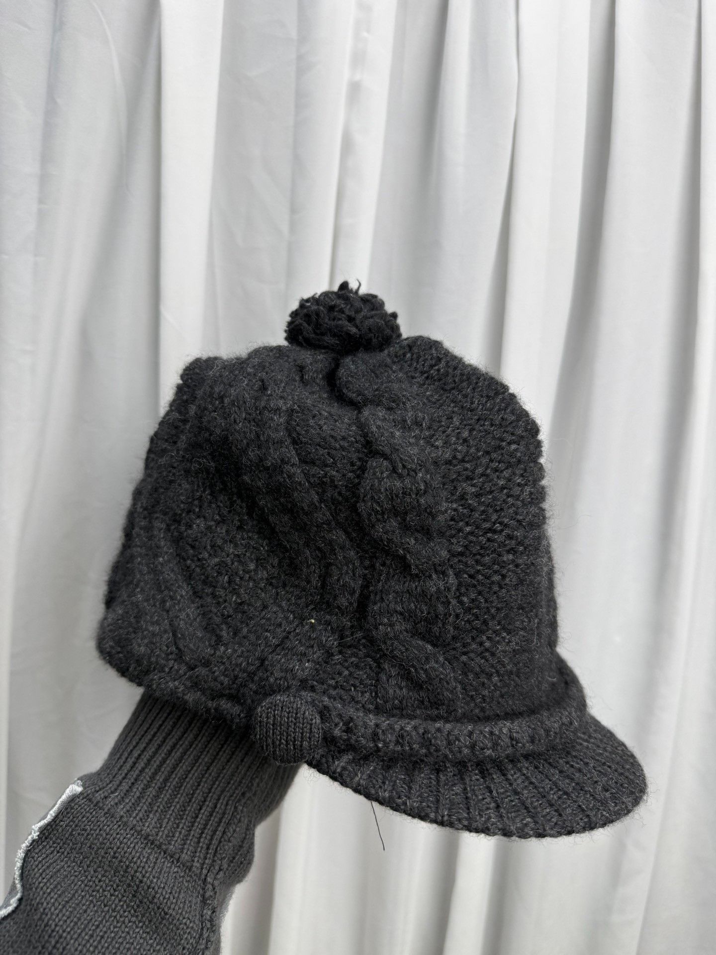 Other Yohji Yamamoto Y's Wool Knit Hat Size ONE SIZE - 6 Thumbnail