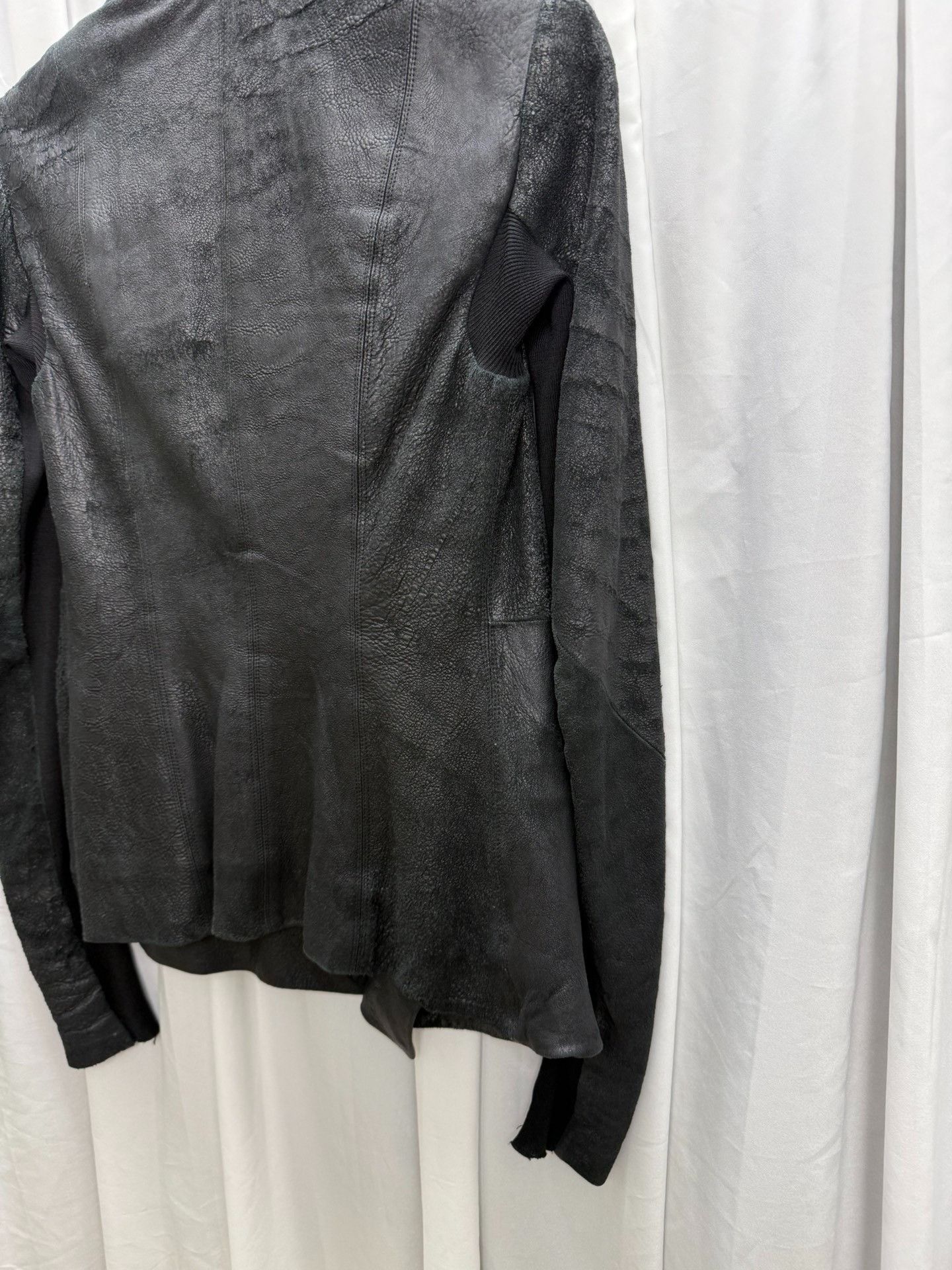 Rick Owens Rick Owens Suede Distressed Biker Jacket Size US M / EU 48-50 / 2 - 7 Thumbnail