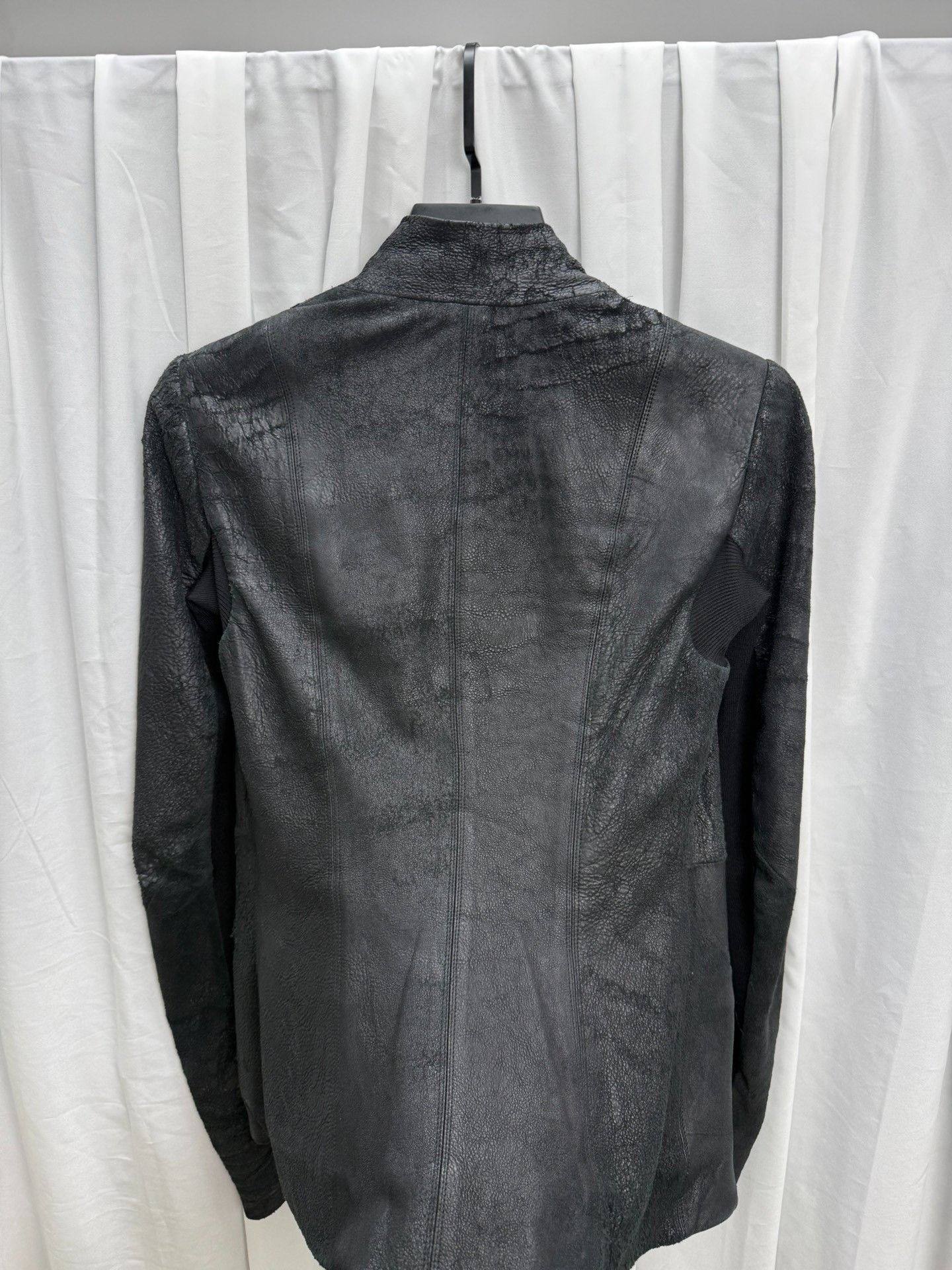 Rick Owens Rick Owens Suede Distressed Biker Jacket Size US M / EU 48-50 / 2 - 8 Thumbnail