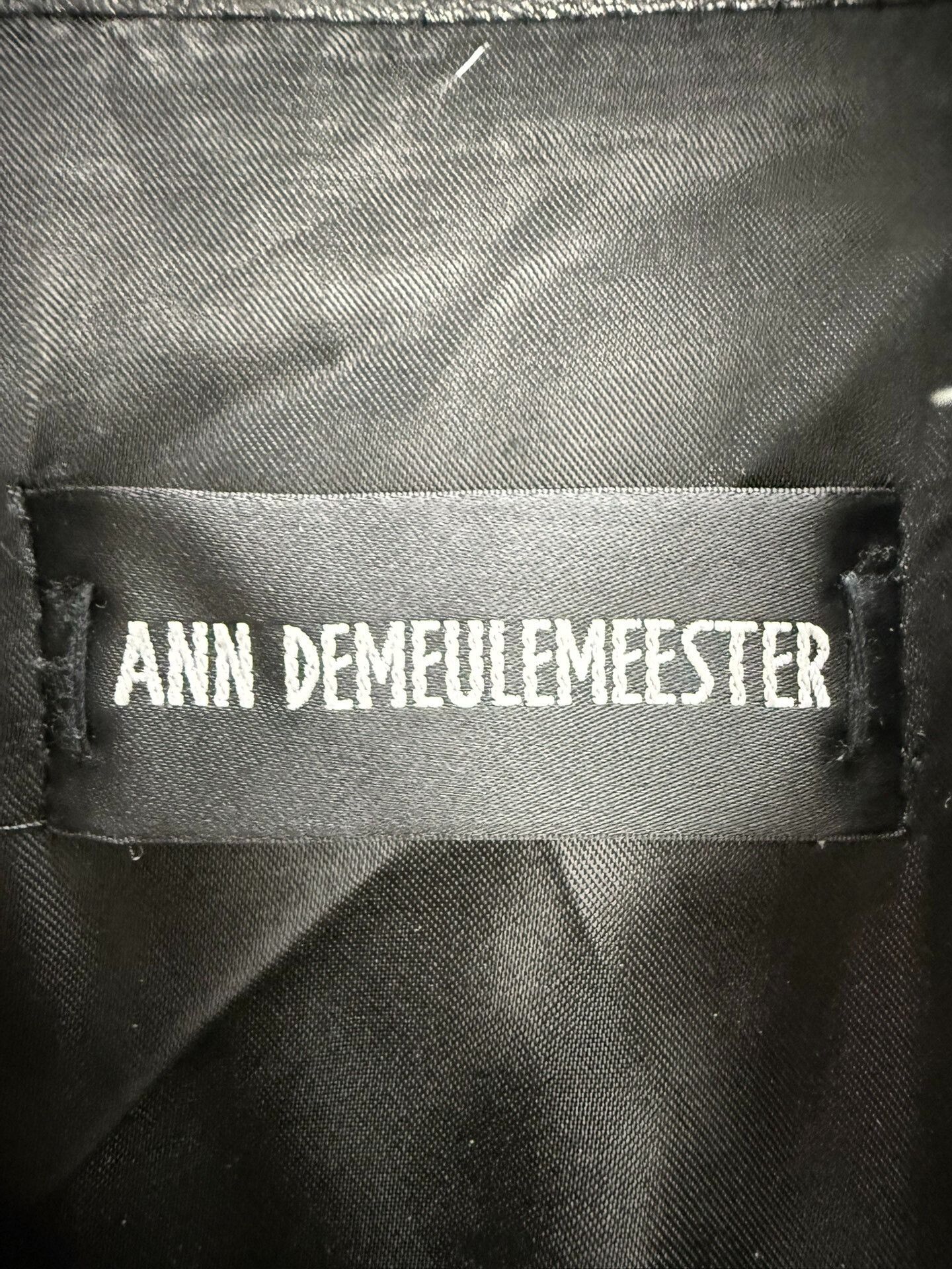 Ann Demeulemeester Ann Demeulemeester 24AW Long Biker Coat Size US M / EU 48-50 / 2 - 4 Thumbnail
