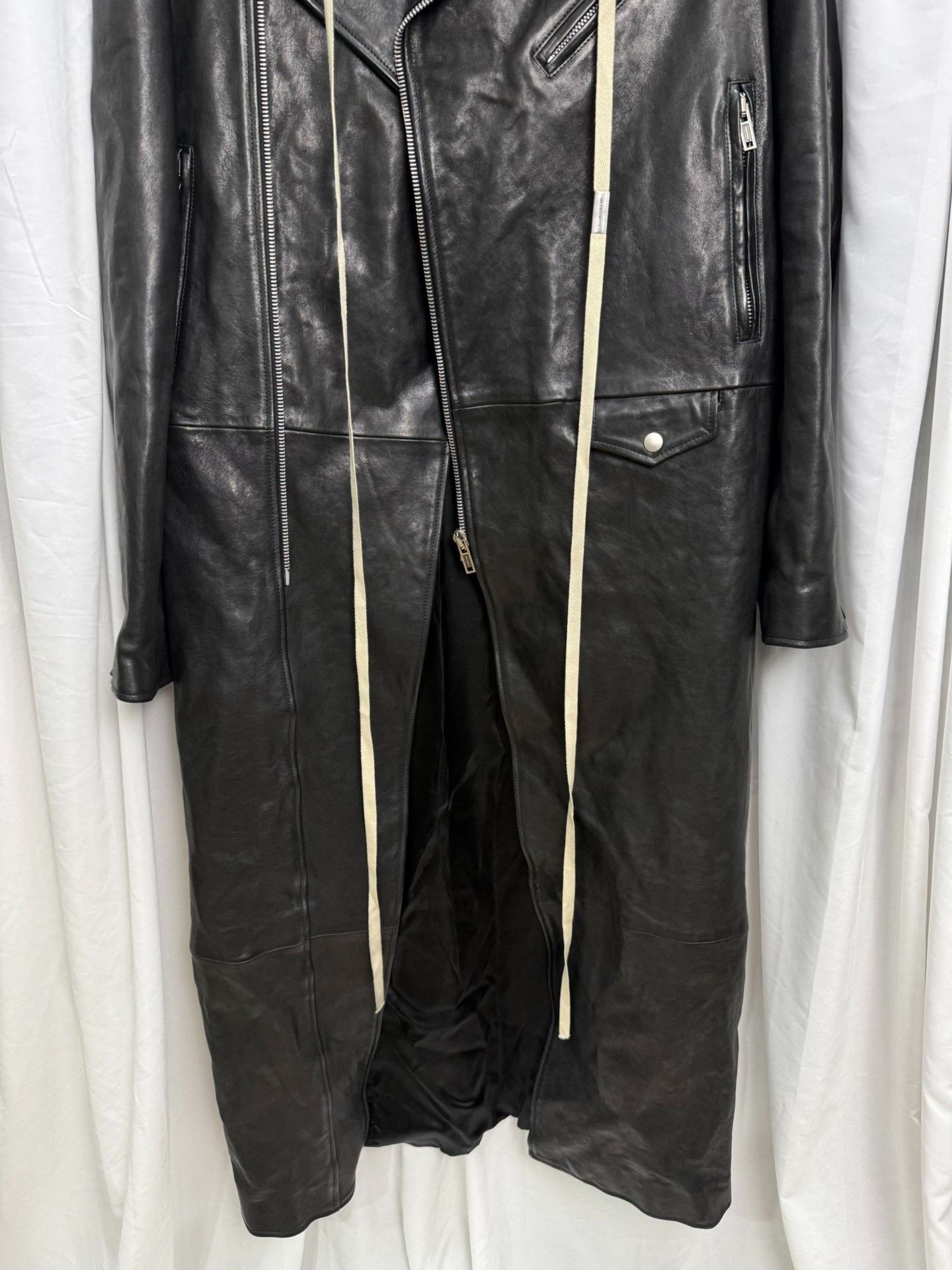 Ann Demeulemeester Ann Demeulemeester 24AW Long Biker Coat Size US M / EU 48-50 / 2 - 2 Thumbnail