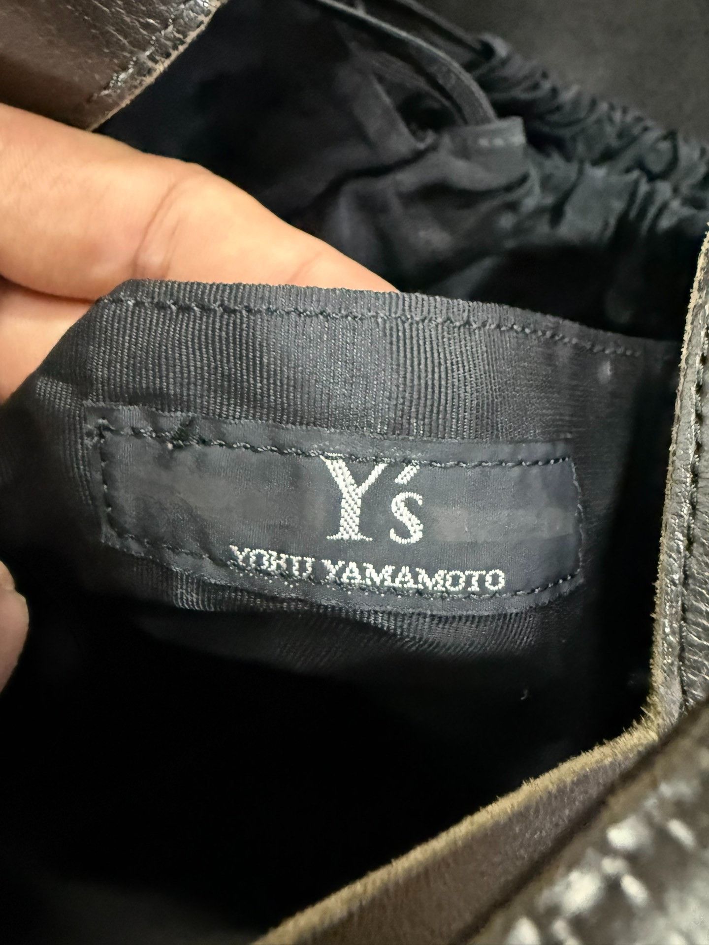 Y's Yohji Yamamoto Y's Leather Handbag Size ONE SIZE - 8 Thumbnail