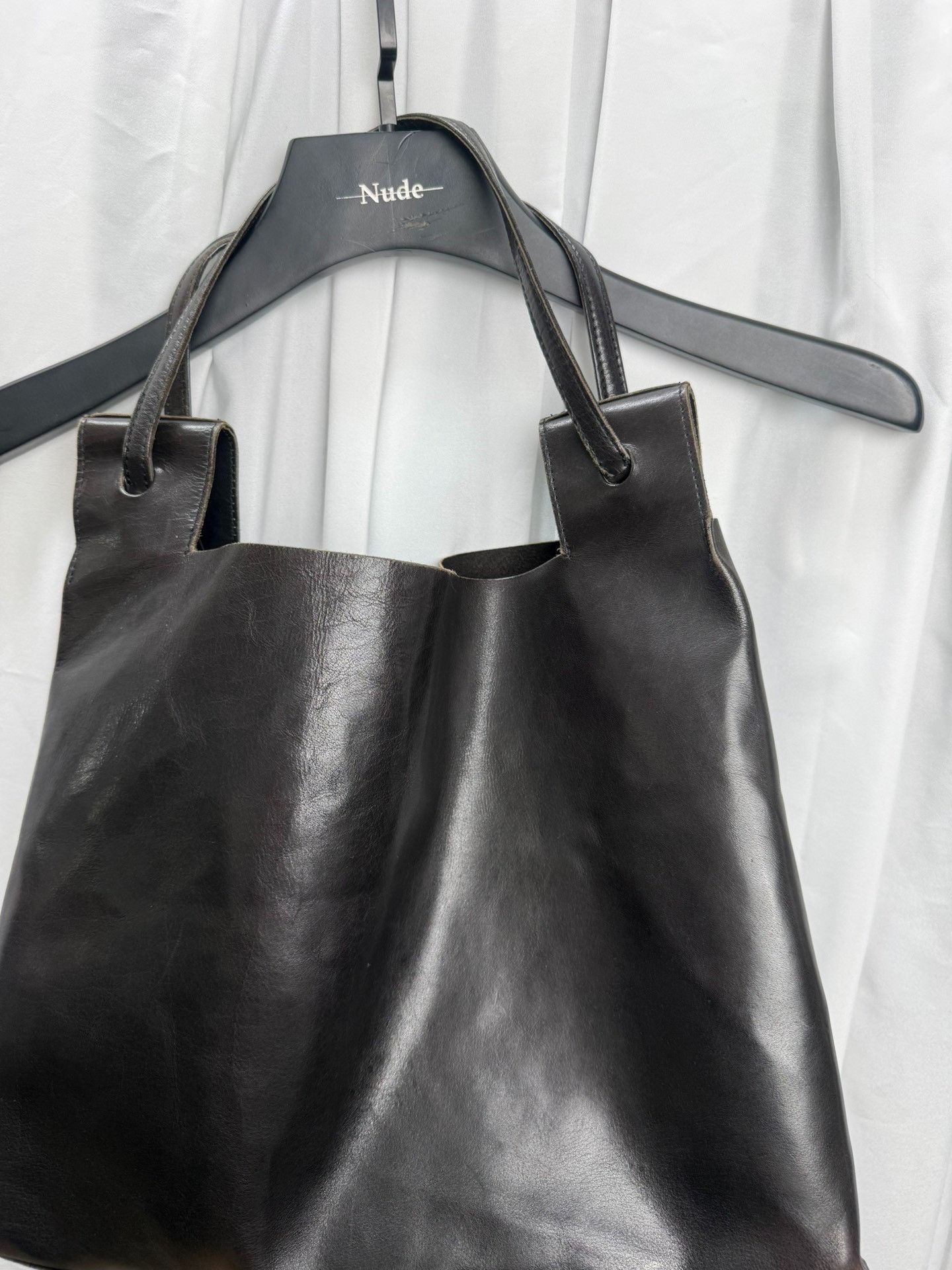 Y's Yohji Yamamoto Y's Leather Handbag Size ONE SIZE - 3 Thumbnail