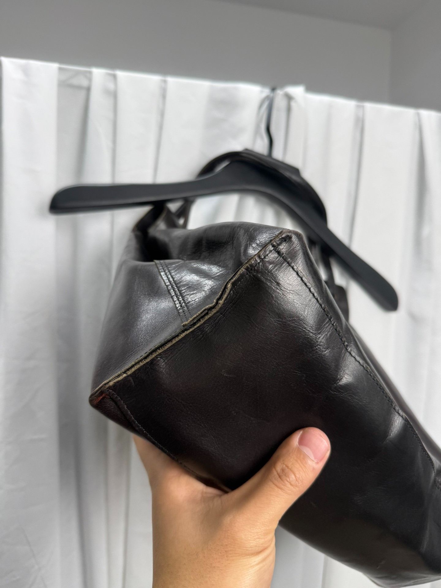 Y's Yohji Yamamoto Y's Leather Handbag Size ONE SIZE - 6 Thumbnail
