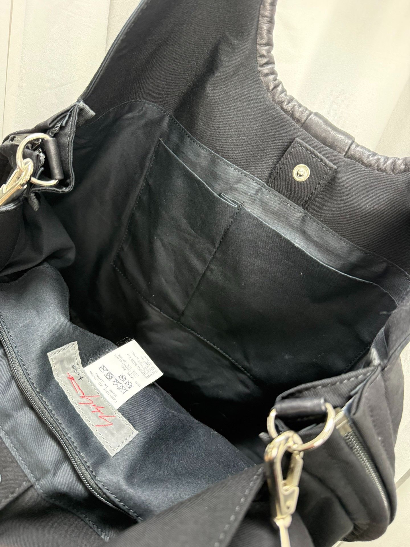 Yohji Yamamoto Yohji Yamamoto Noir Zip Ring Crossbody Bag Size ONE SIZE - 4 Thumbnail