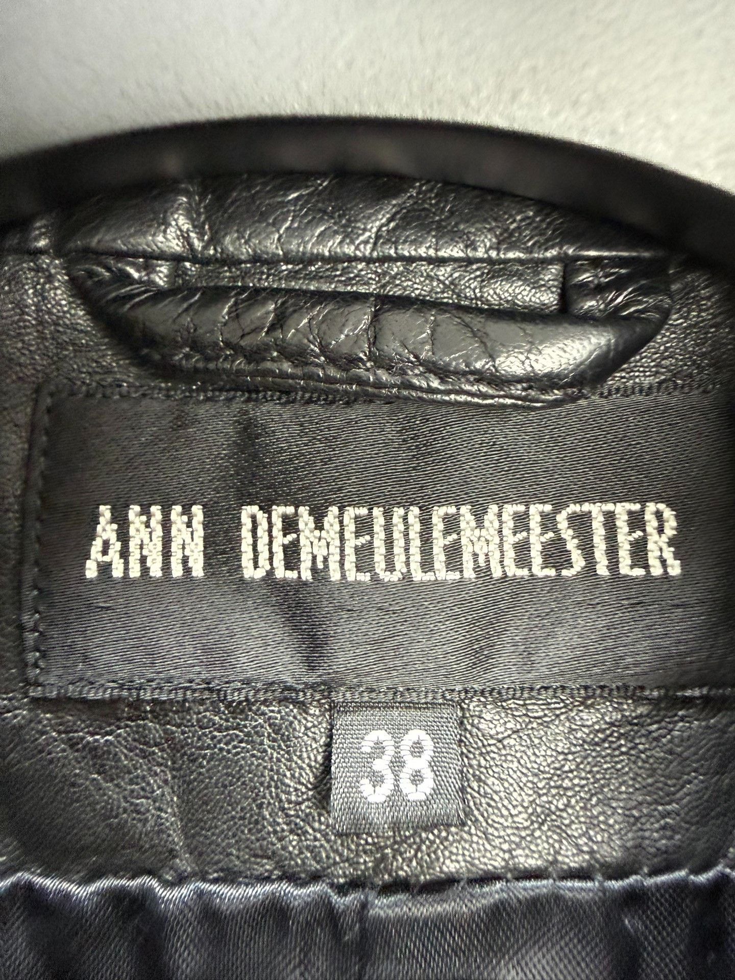 Ann Demeulemeester Ann Demeulemeester 04AW Strap Leather Blazer Size S / US 4 / IT 40 - 9 Thumbnail