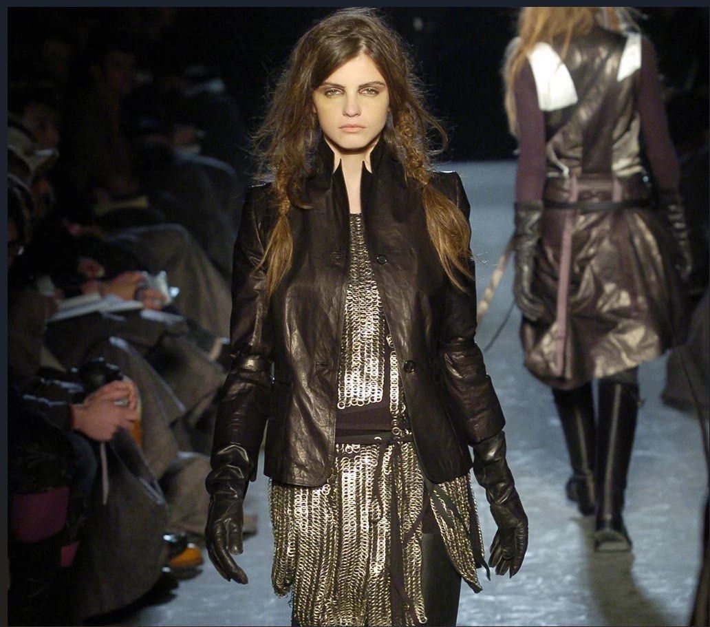 Ann Demeulemeester Ann Demeulemeester 04AW Strap Leather Blazer Size S / US 4 / IT 40 - 2 Thumbnail