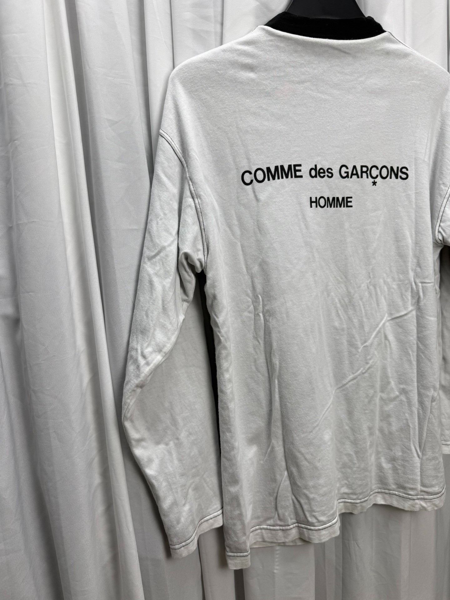 Comme des Garcons Comme des Garçons Homme 1995 Archives Logo Sweatshirt Size US M / EU 48-50 / 2 - 2 Thumbnail