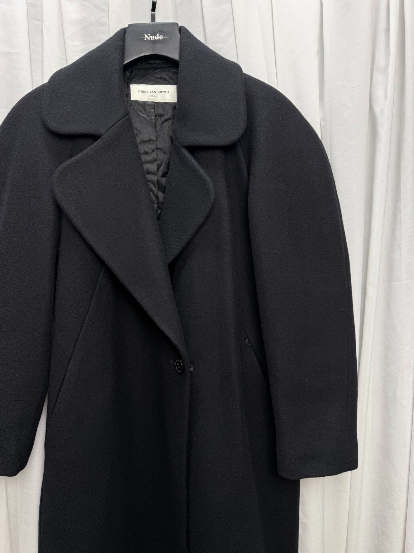 Dries Van Noten Dries van Noten Round Shoulder Wool Coat Size US M / EU 48-50 / 2 - 3 Thumbnail