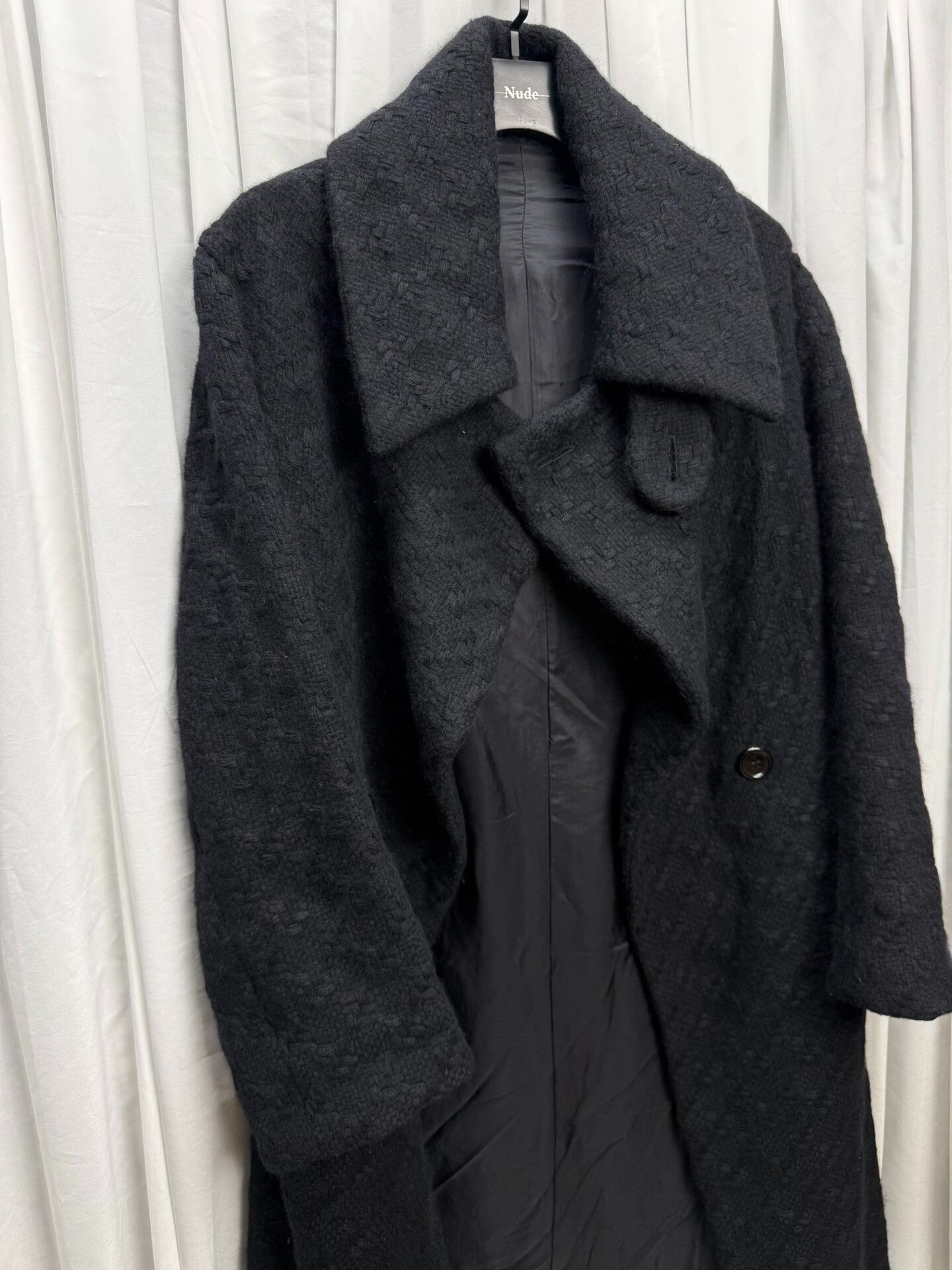Yohji Yamamoto Yohji Yamamoto Mainline Chunky Wool Coat Size US M / EU 48-50 / 2 - 2 Thumbnail
