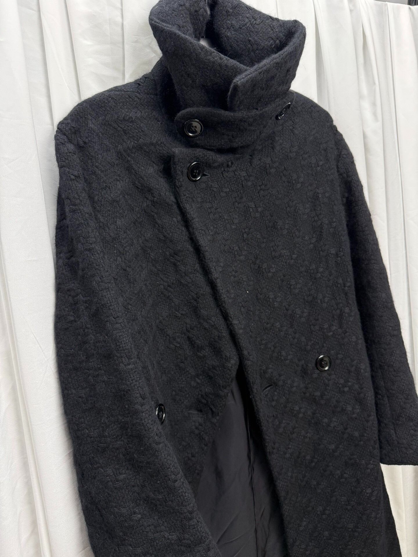 Yohji Yamamoto Yohji Yamamoto Mainline Chunky Wool Coat Size US M / EU 48-50 / 2 - 4 Thumbnail