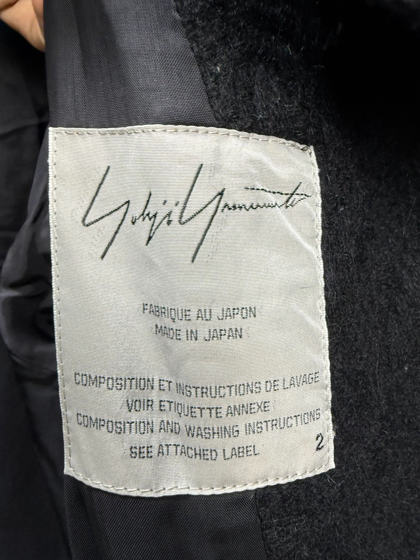 Yohji Yamamoto Yohji Yamamoto Mainline Chunky Wool Coat Size US M / EU 48-50 / 2 - 8 Thumbnail