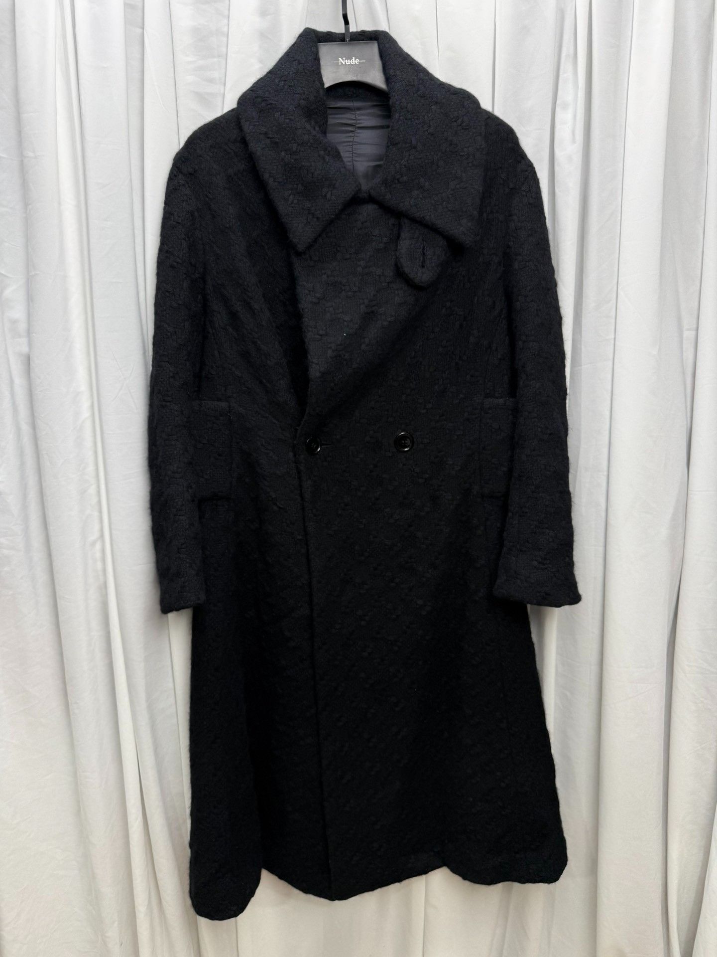Yohji Yamamoto Yohji Yamamoto Mainline Chunky Wool Coat Size US M / EU 48-50 / 2 - 9 Thumbnail