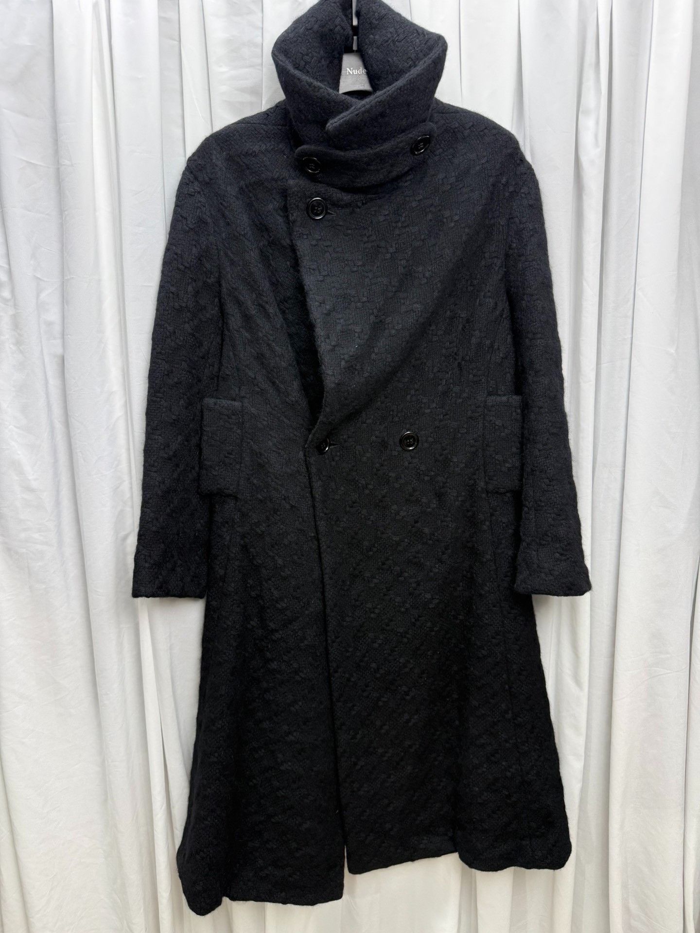 Yohji Yamamoto Yohji Yamamoto Mainline Chunky Wool Coat Size US M / EU 48-50 / 2 - 5 Thumbnail